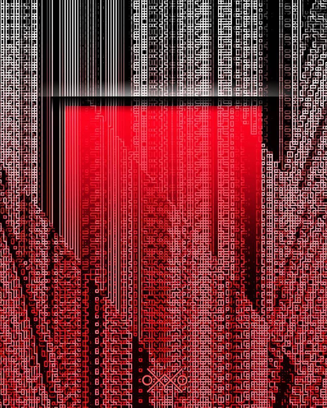 Glitchy Red Wallpapers Wallpaper Cave