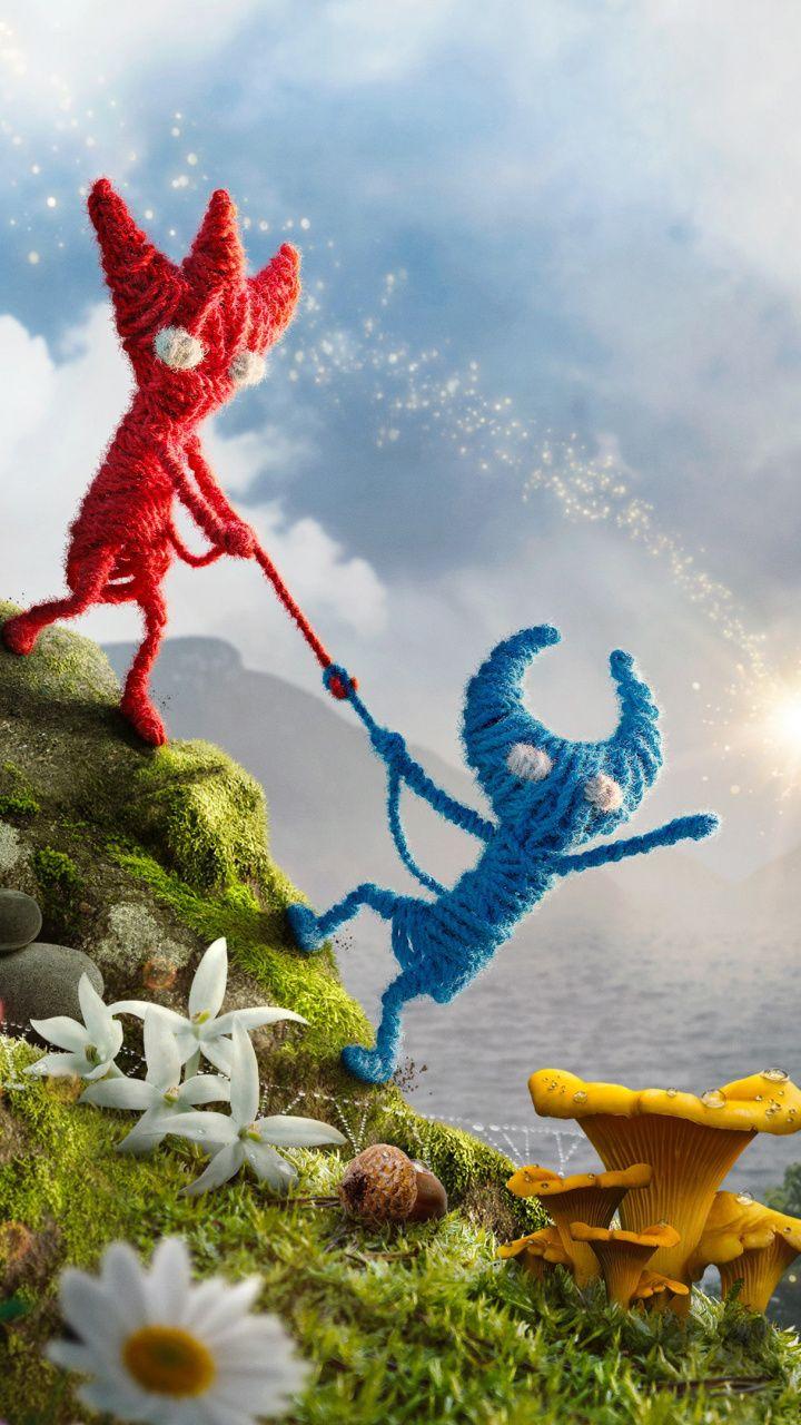 Unravel yarn, video game, 720x1280 wallpaper in 2019