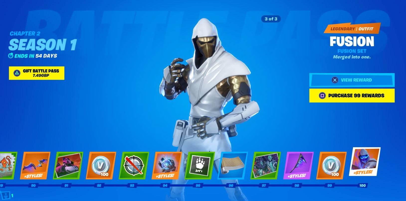 Fortnite Battle Pass Fortnite Fusion Skin Wallpaper