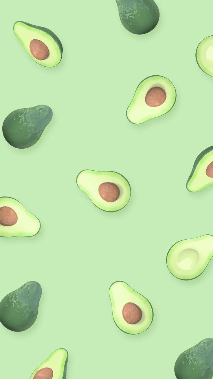 iPhone and Android Wallpaper: Green Avocado Wallpaper