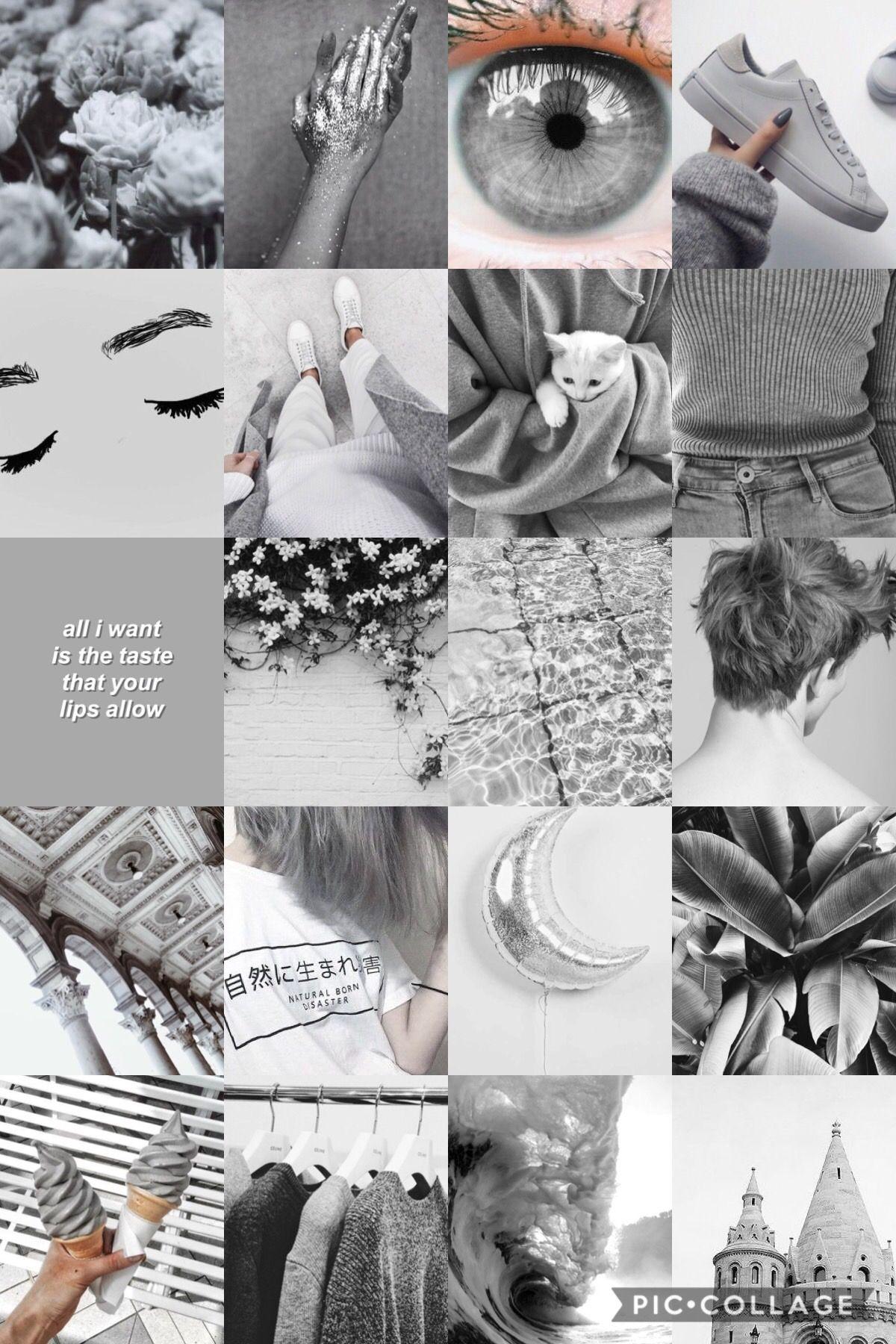 Grey Aesthetic. Grey iphone background, Aesthetic iphone wallpaper, Collage wallpaper