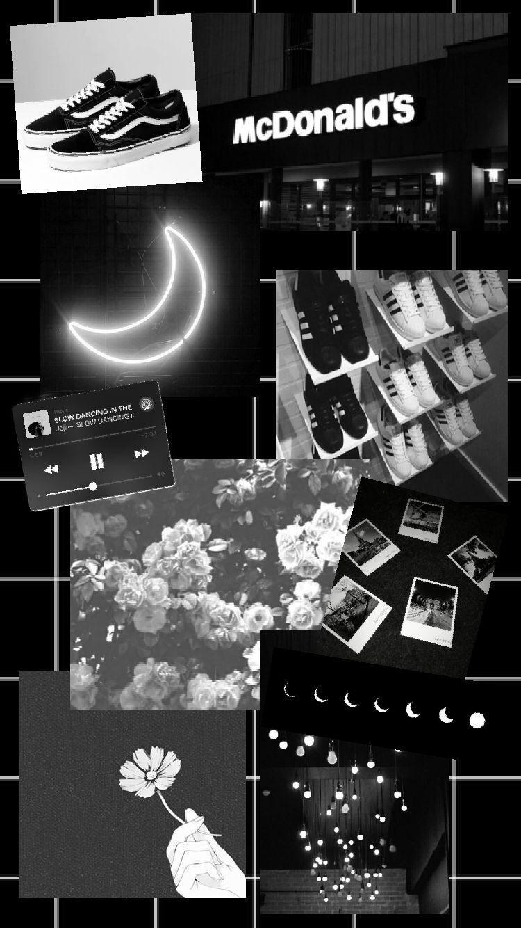 Black collage wallpaper by Roartall  Download on ZEDGE  add1