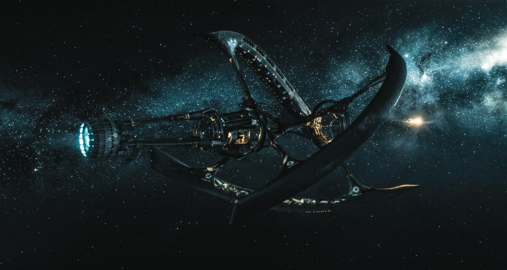 Starship Avalon in Passengers. Live HD Wallpaper