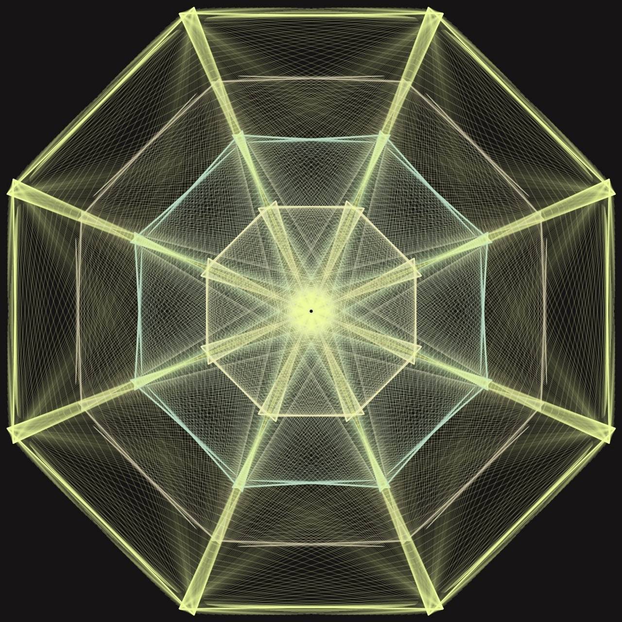Crystal Octagon Web Wallpaper