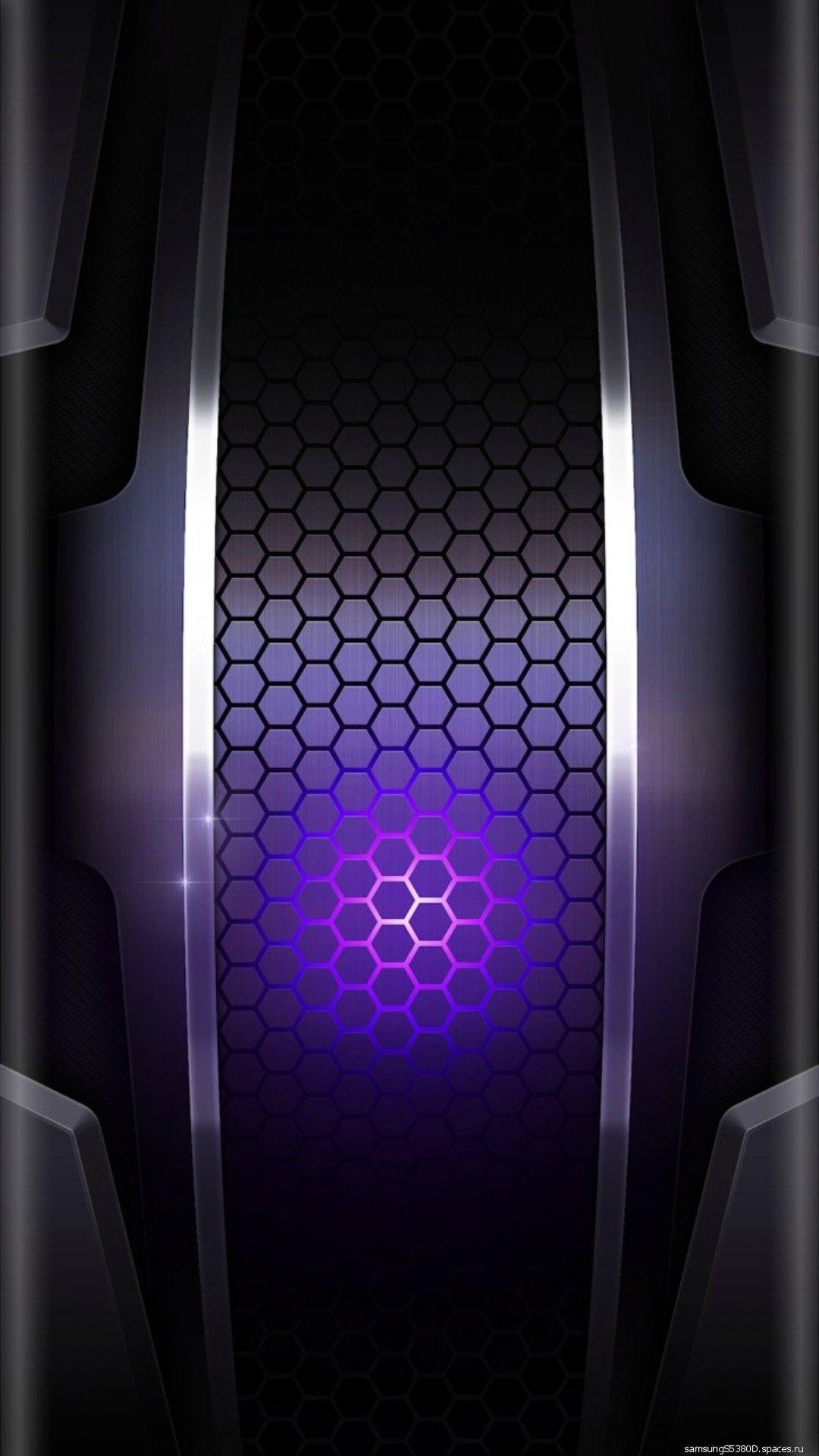 iPhone Android wallpaper background purple black hive