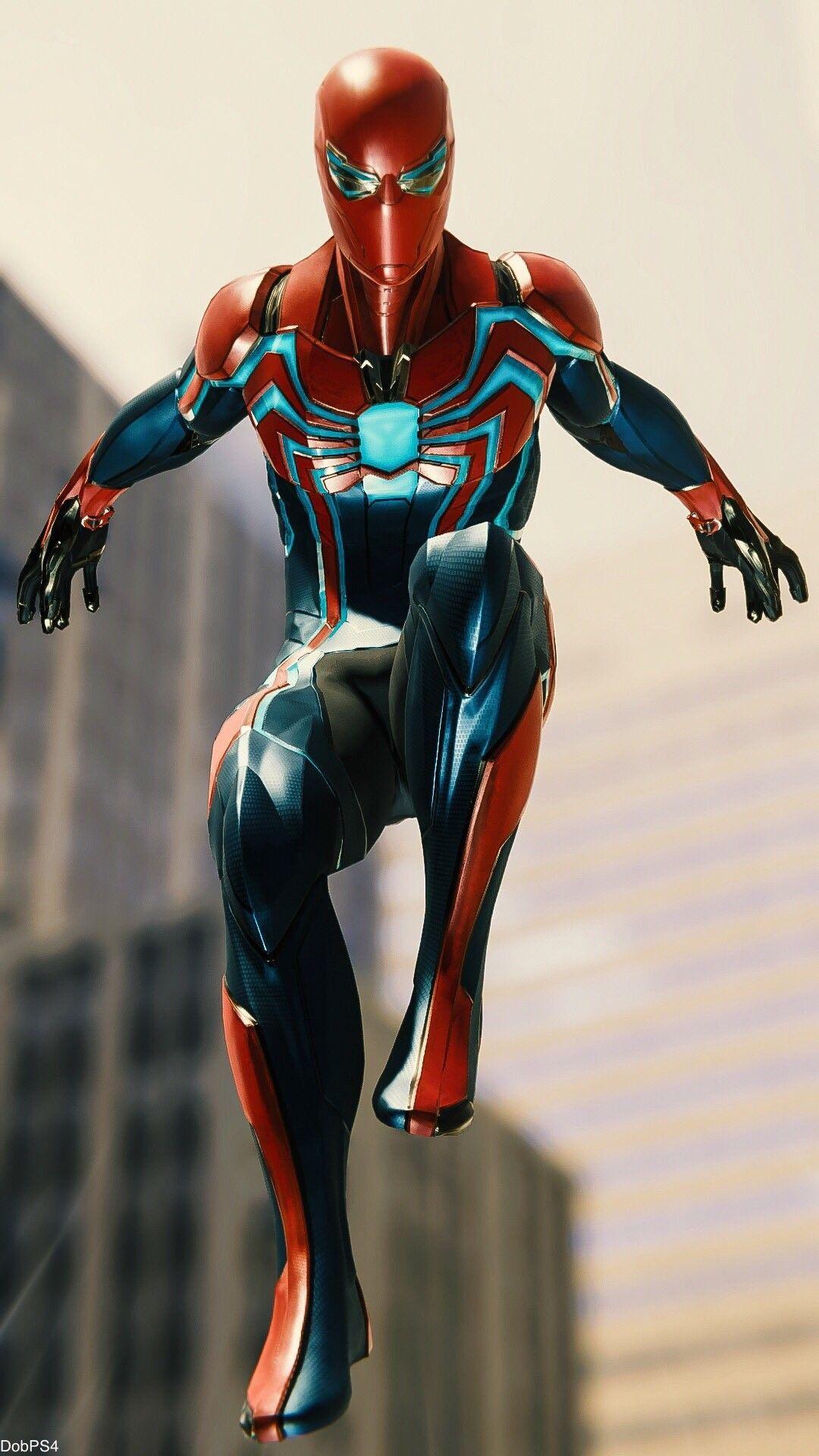 Future Spider Man Armor iPhone Wallpaper. Spiderman