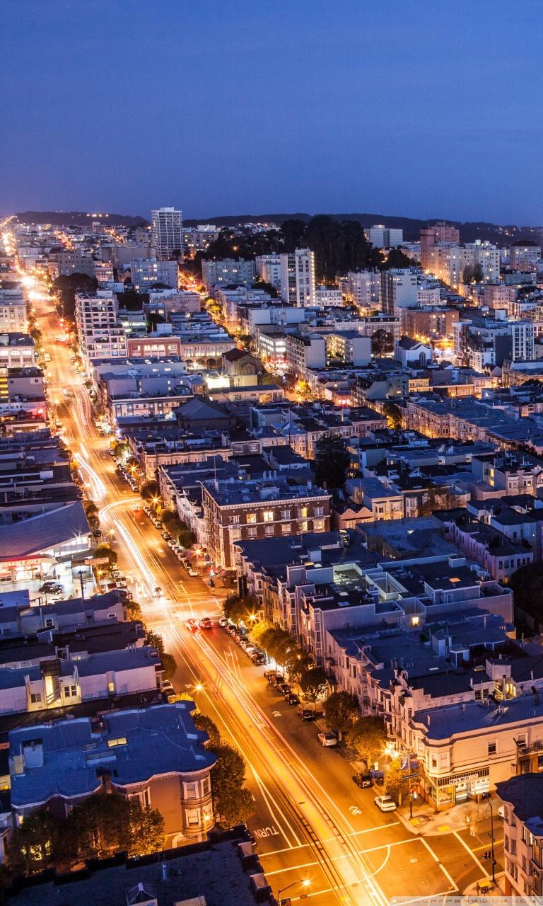 Travel San Francisco Nights HD Wallpaper