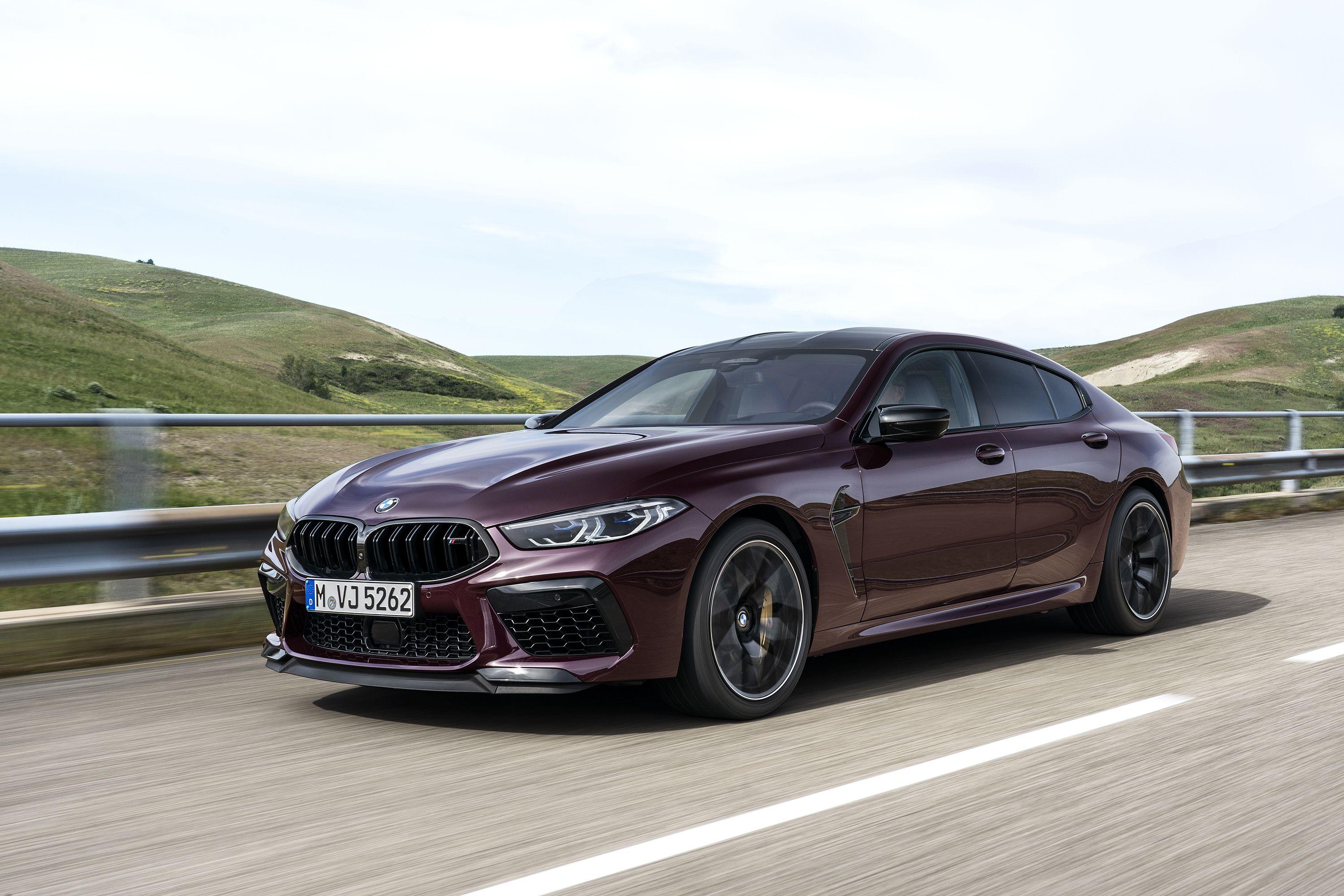 The 2020 BMW M8 Gran Coupe Debuts In a Splendid Shade of Purple