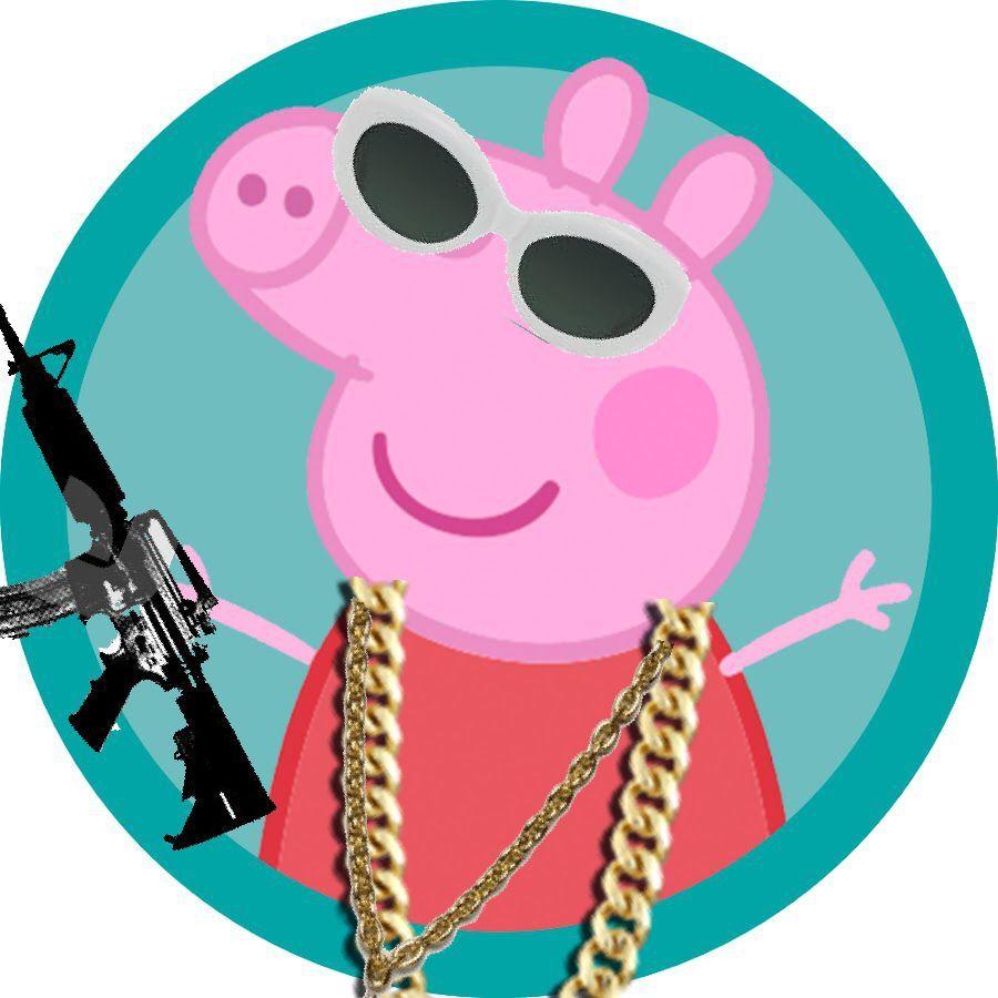 Gang peppa pig. Funny jokes. Peppa pig wallpaper, Peppa