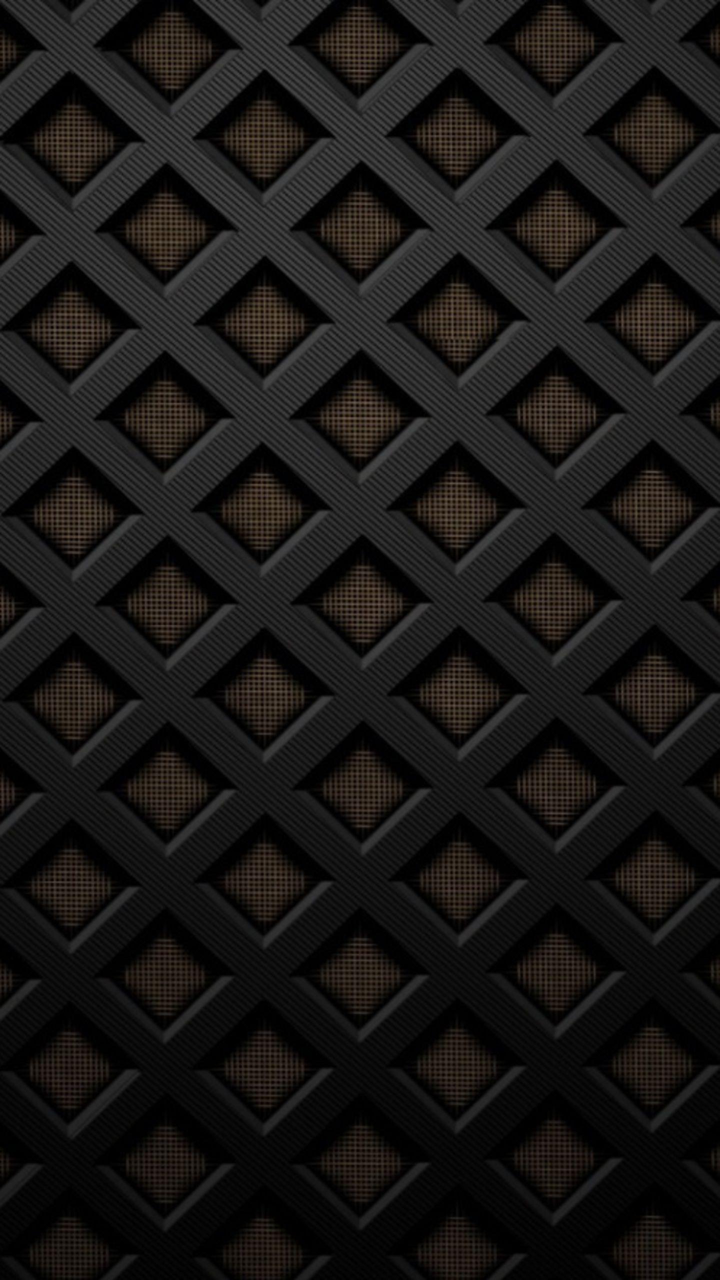 iPhone Wallpaper. Black, Pattern, Brown, Metal, Design, Line