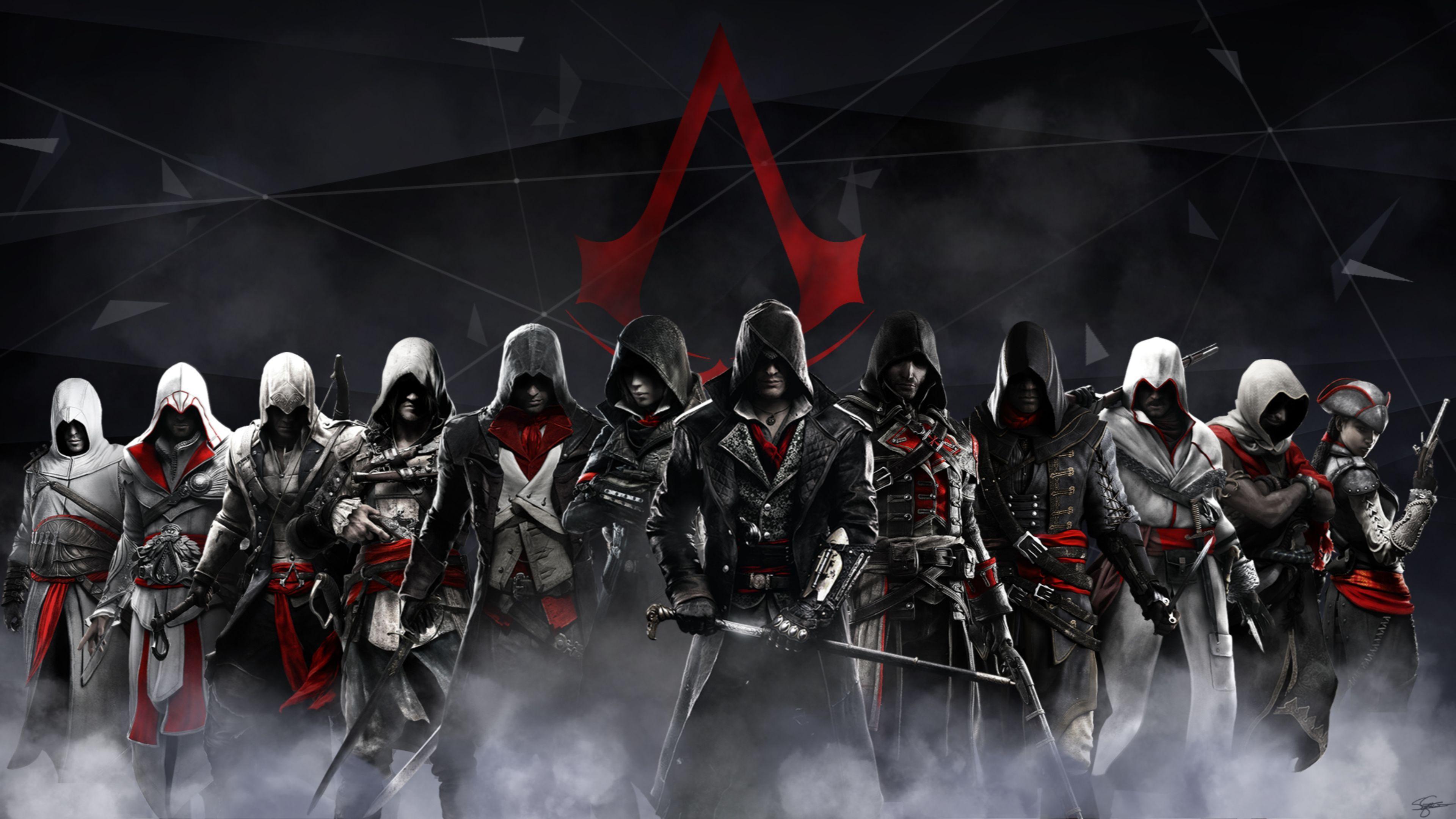Assassin's Creed All Symbols Wallpaper at
