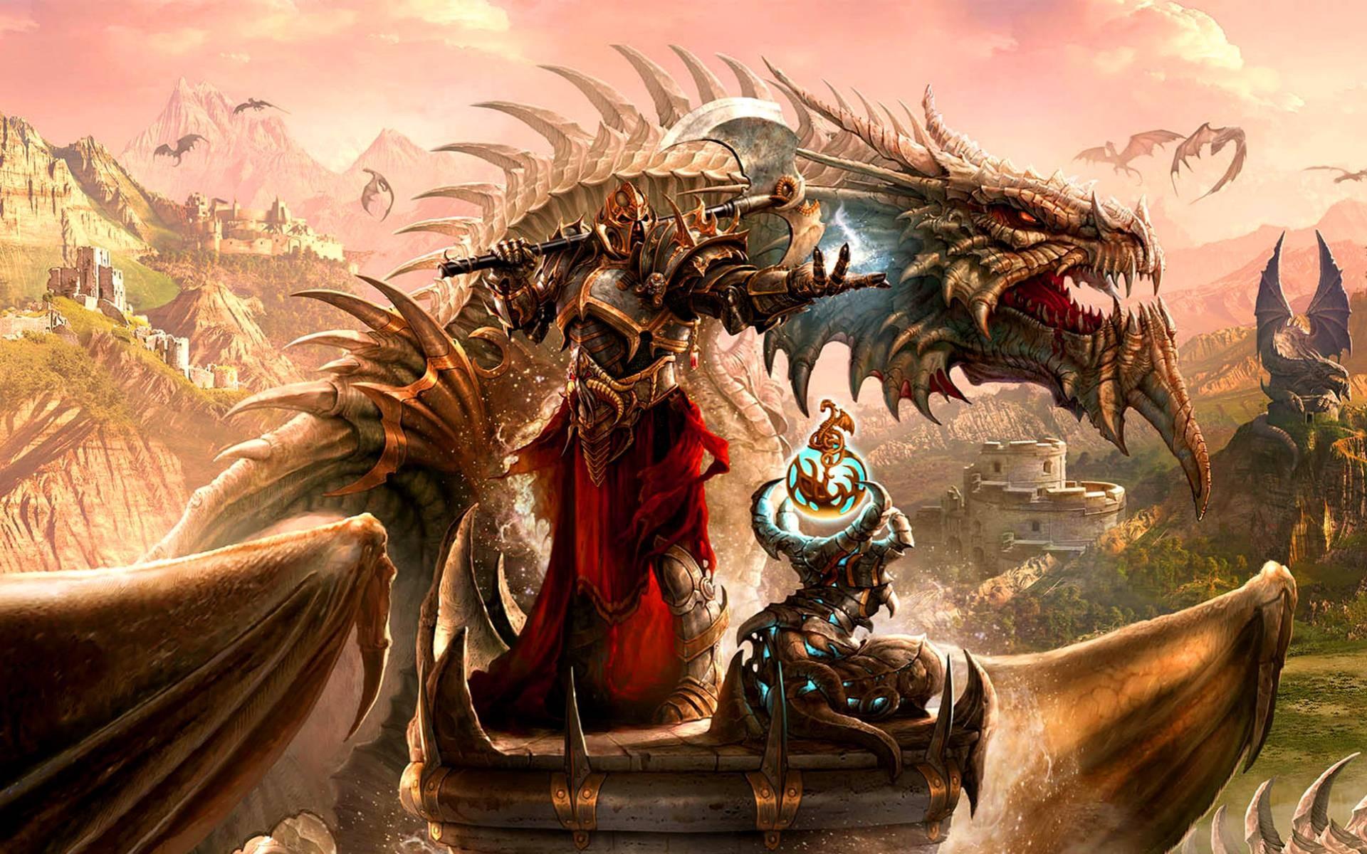 video games, wings, dragons, kingdom, fantasy art, armor