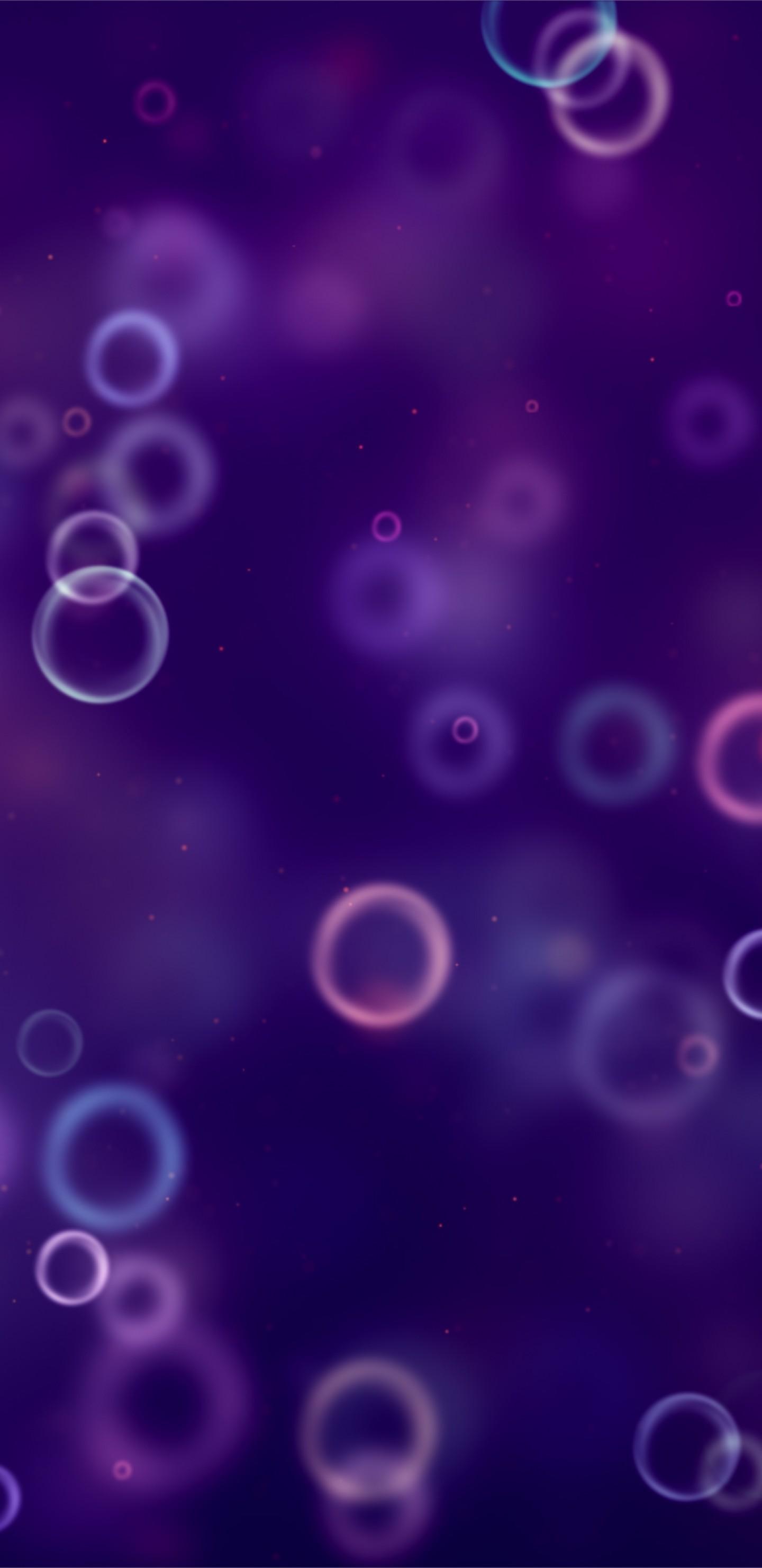Download 1440x2960 Bubbles, Falling Down, Purple Density