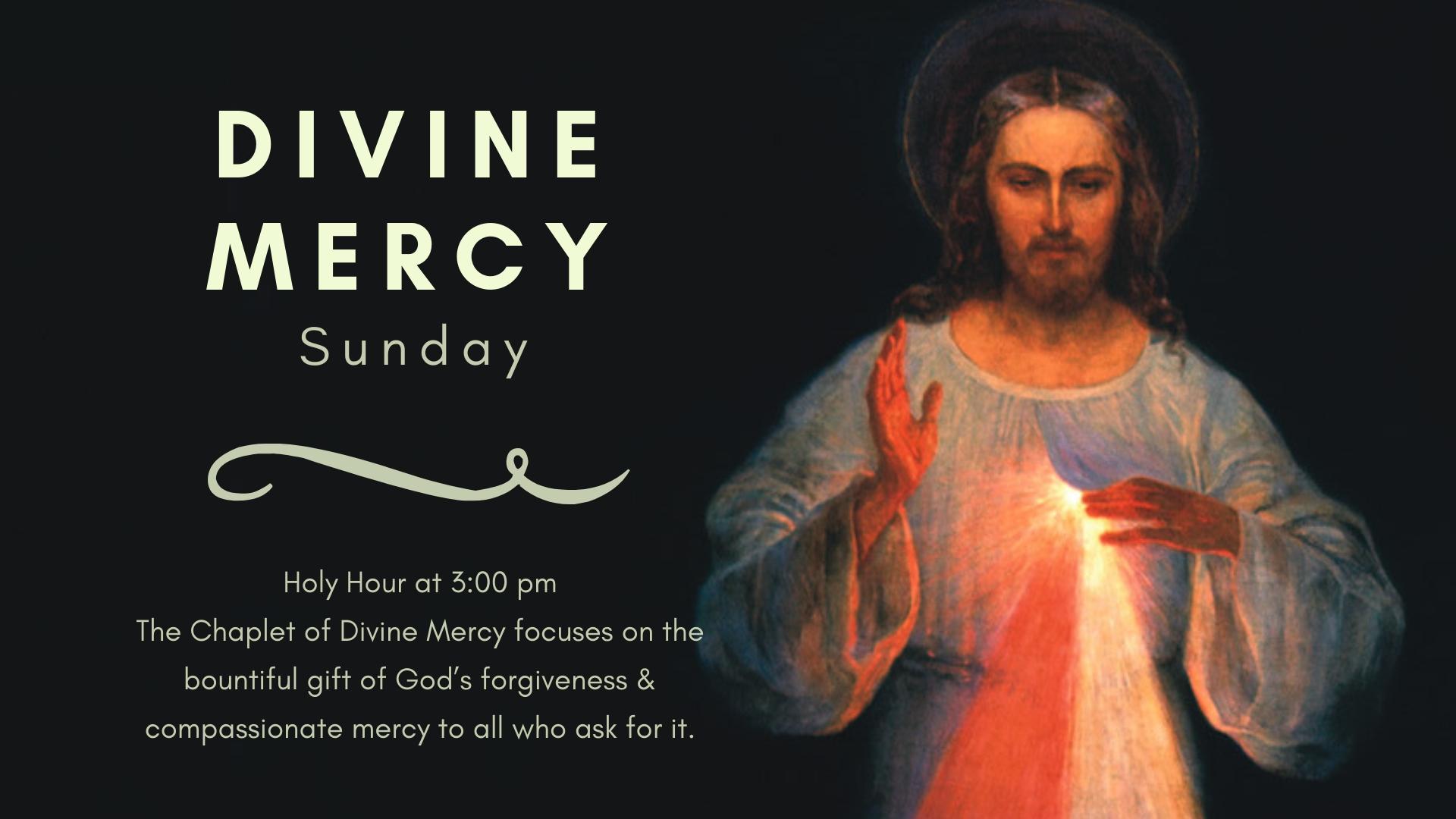 Divine Mercy Sunday. Anthony of Padua