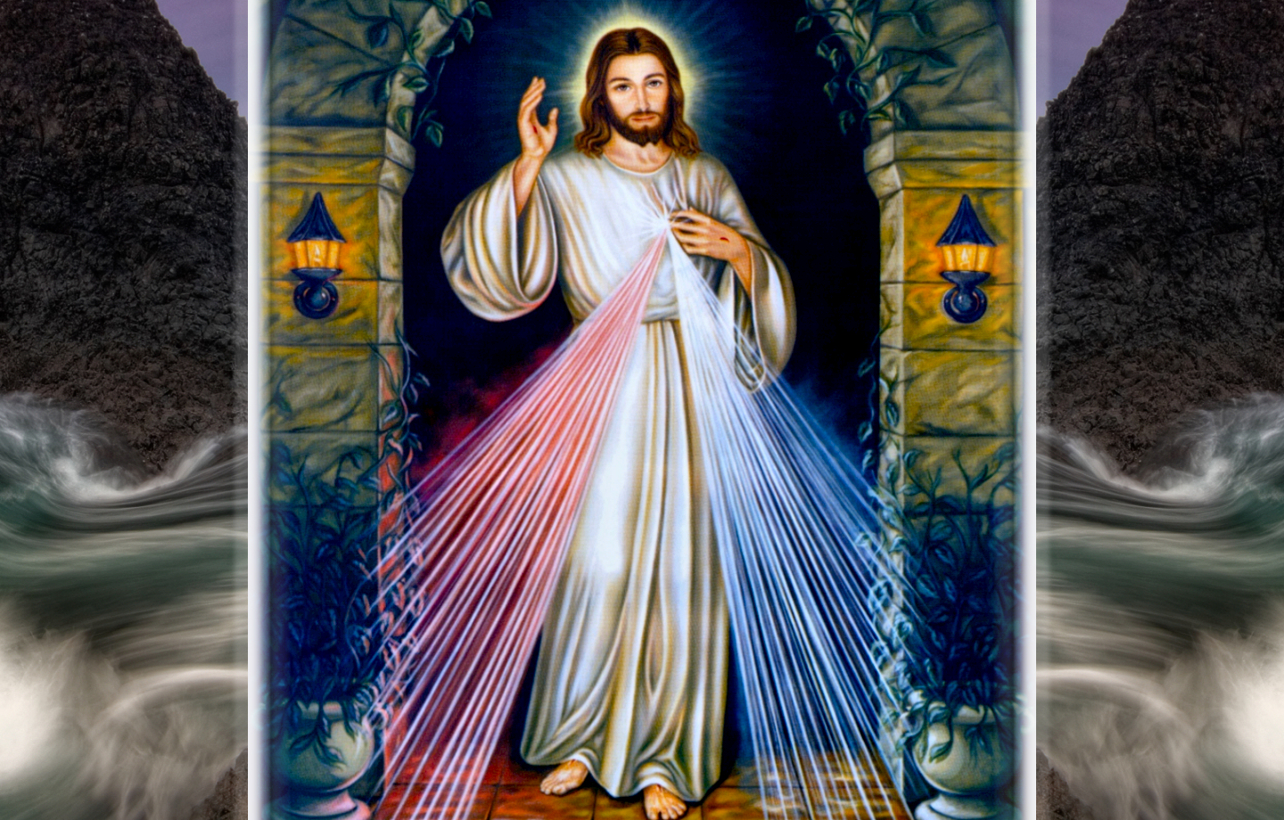 Divine Mercy Background. Catholic
