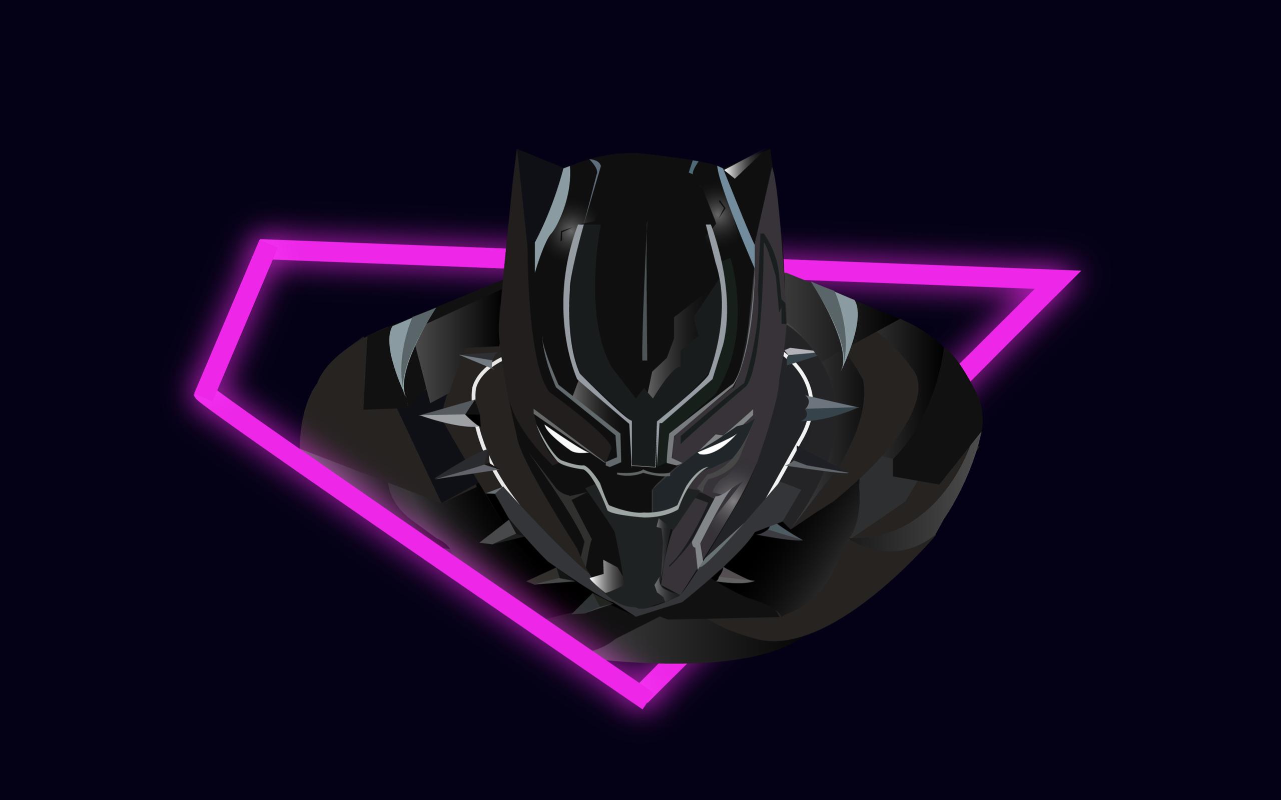  Neon  Black  Panther  Wallpapers  Wallpaper  Cave