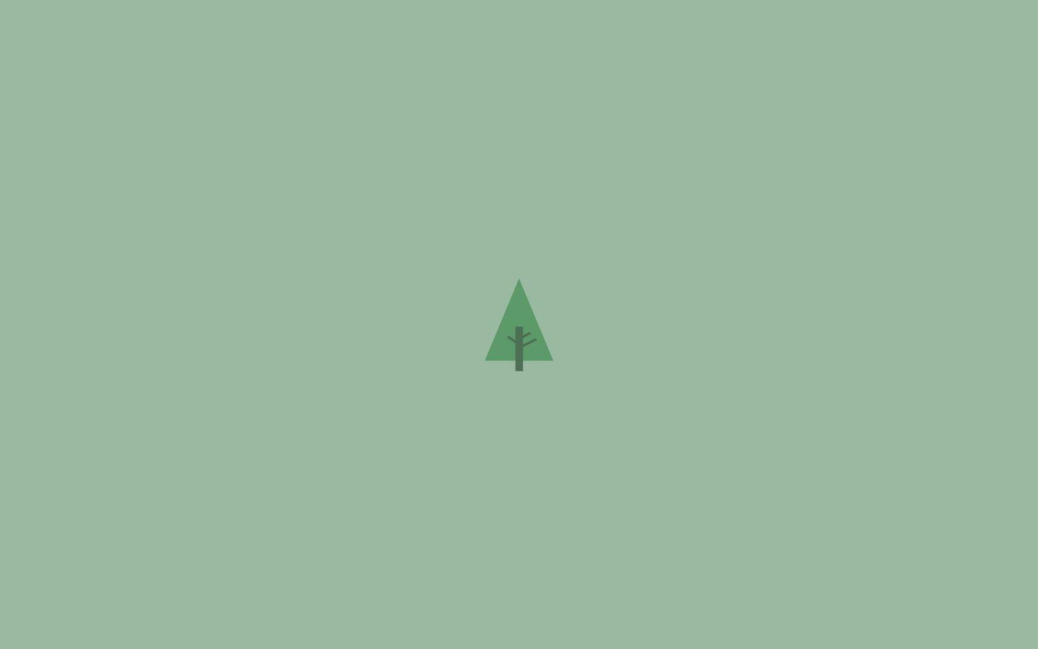minimalist desktop wallpaper green