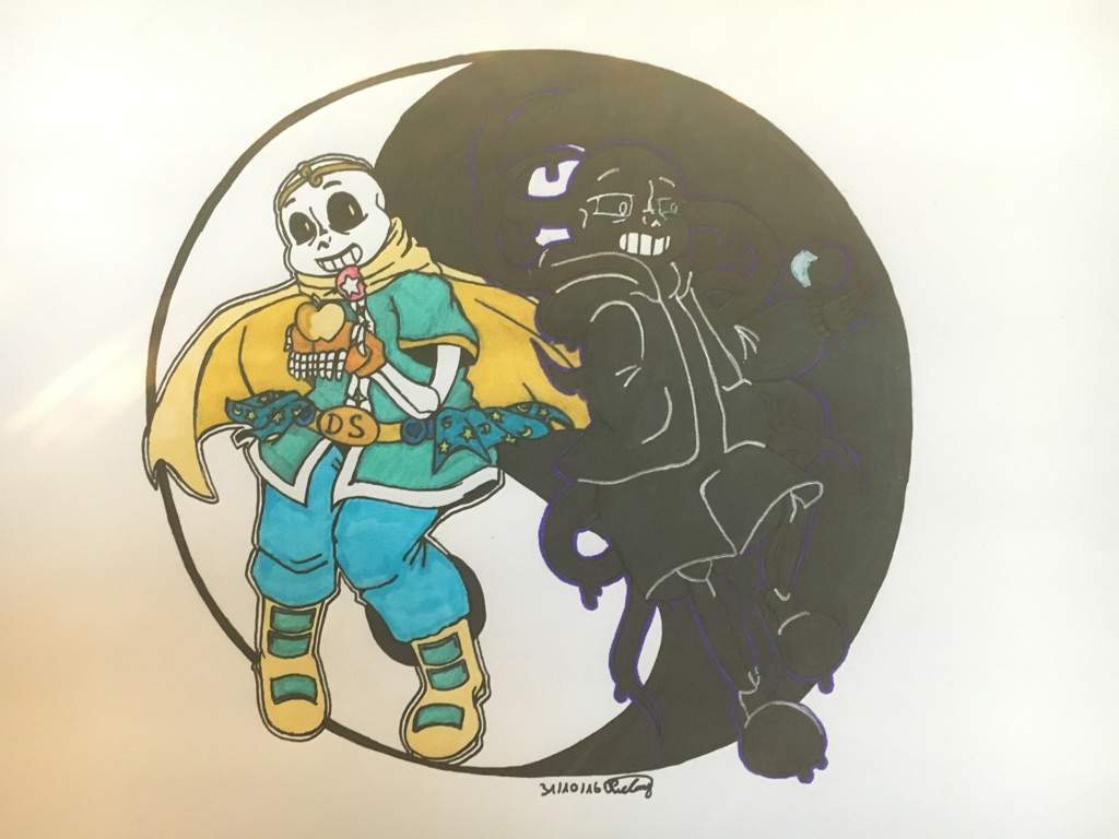 Nightmare Sans and Dream Sans | Postcard