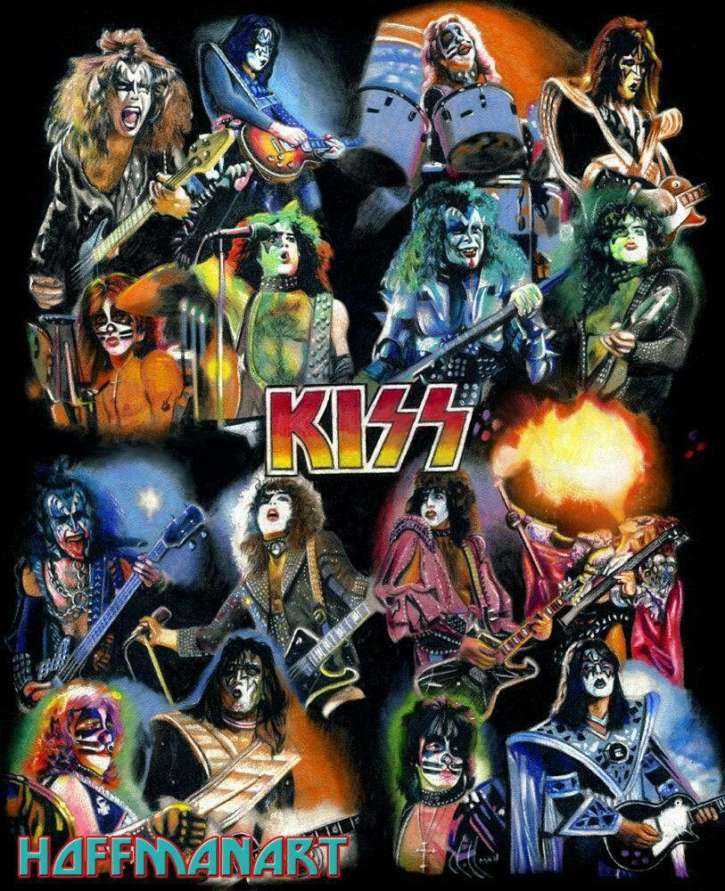 KISS WALLPAPER. Kiss artwork, Kiss band, Kiss members