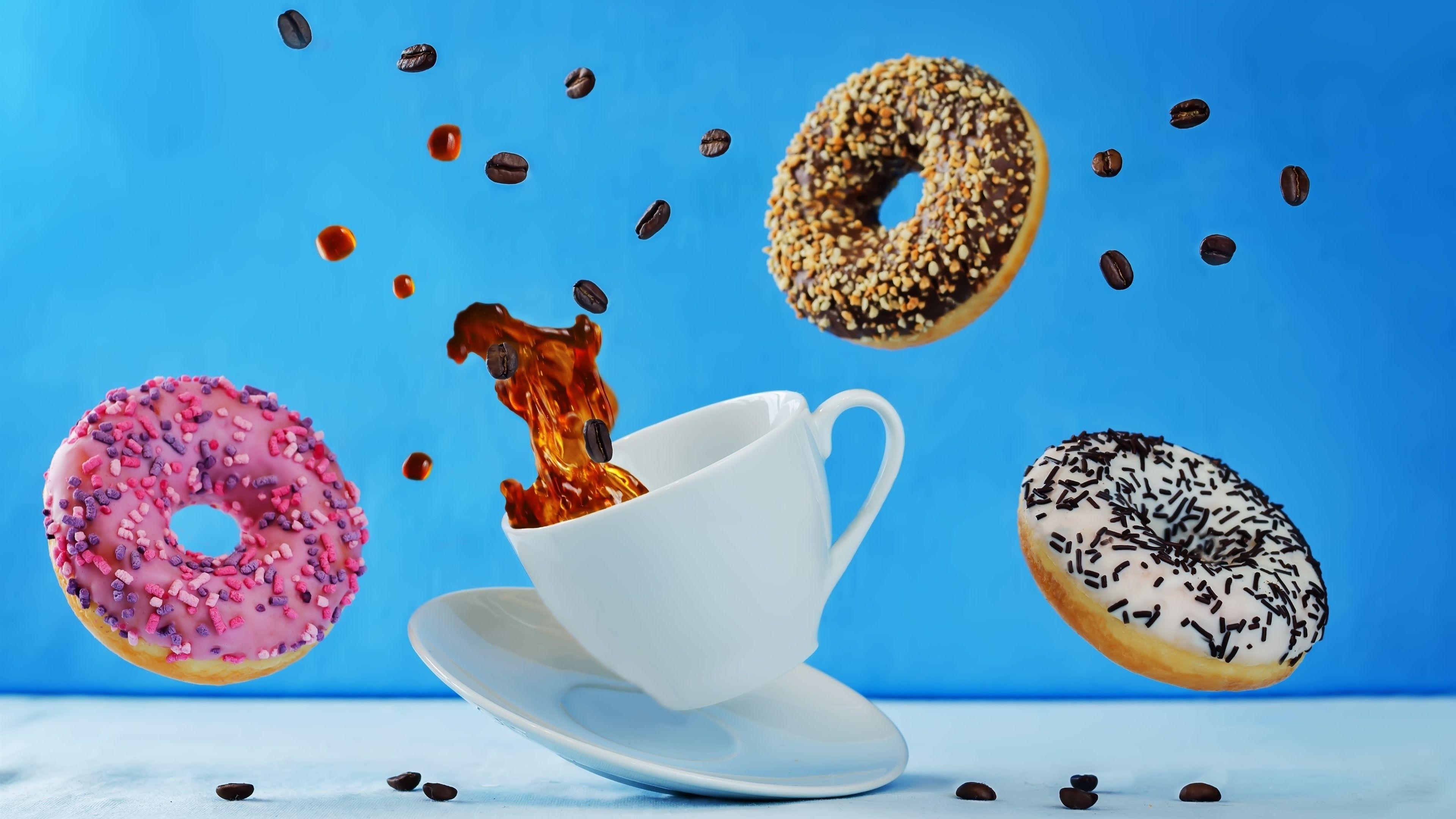 Coffee and Donut Wallpaper Free Coffee and Donut