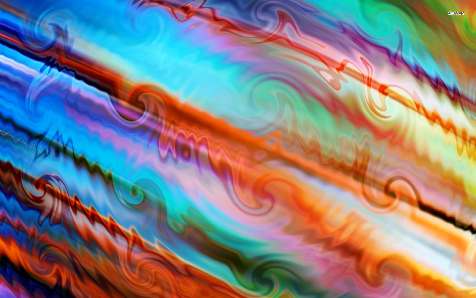 Colorful liquid swirls wallpaper wallpaper