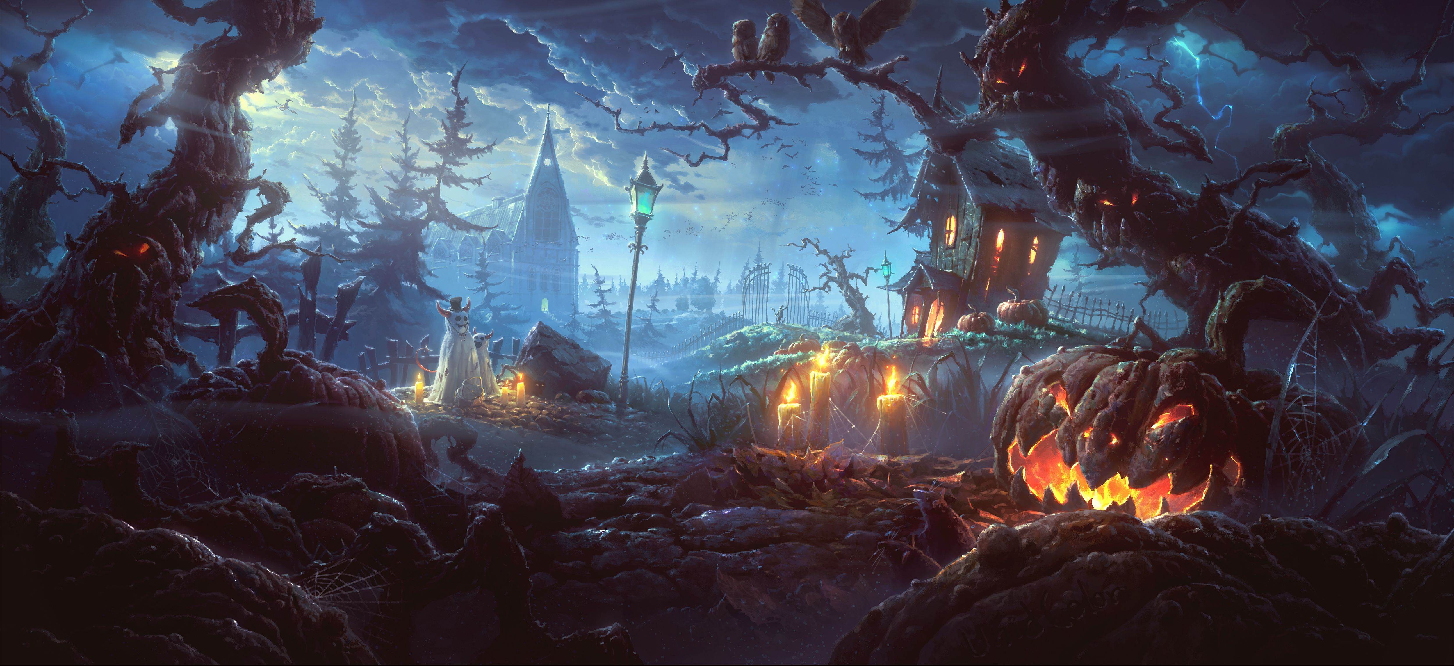 HD Halloween Desktop Wallpapers Wallpaper Cave