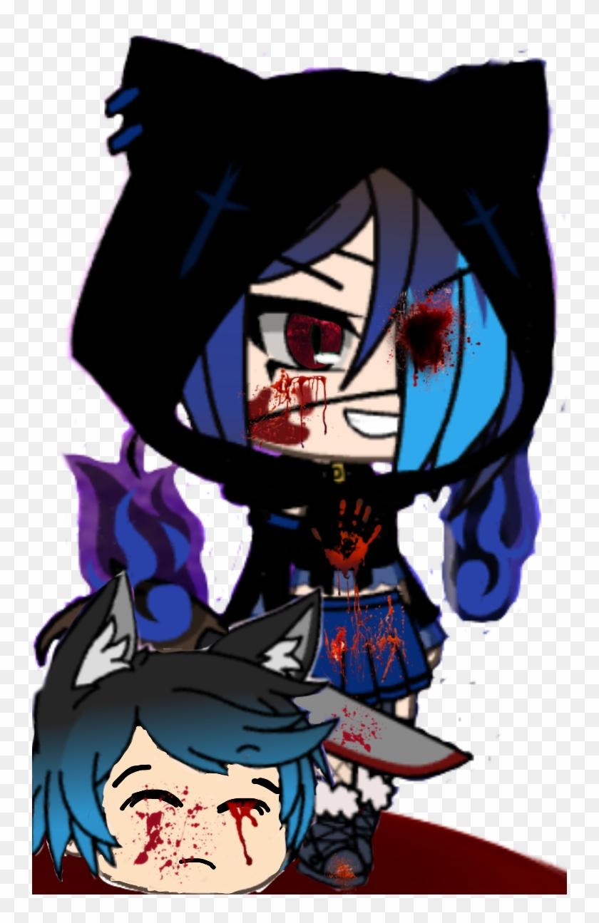 Gacha Gachalife Gachaverse Killer Blood, HD Png Download