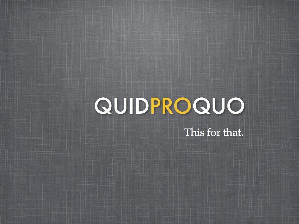 Quid Pro Quo Wallpapers Wallpaper Cave