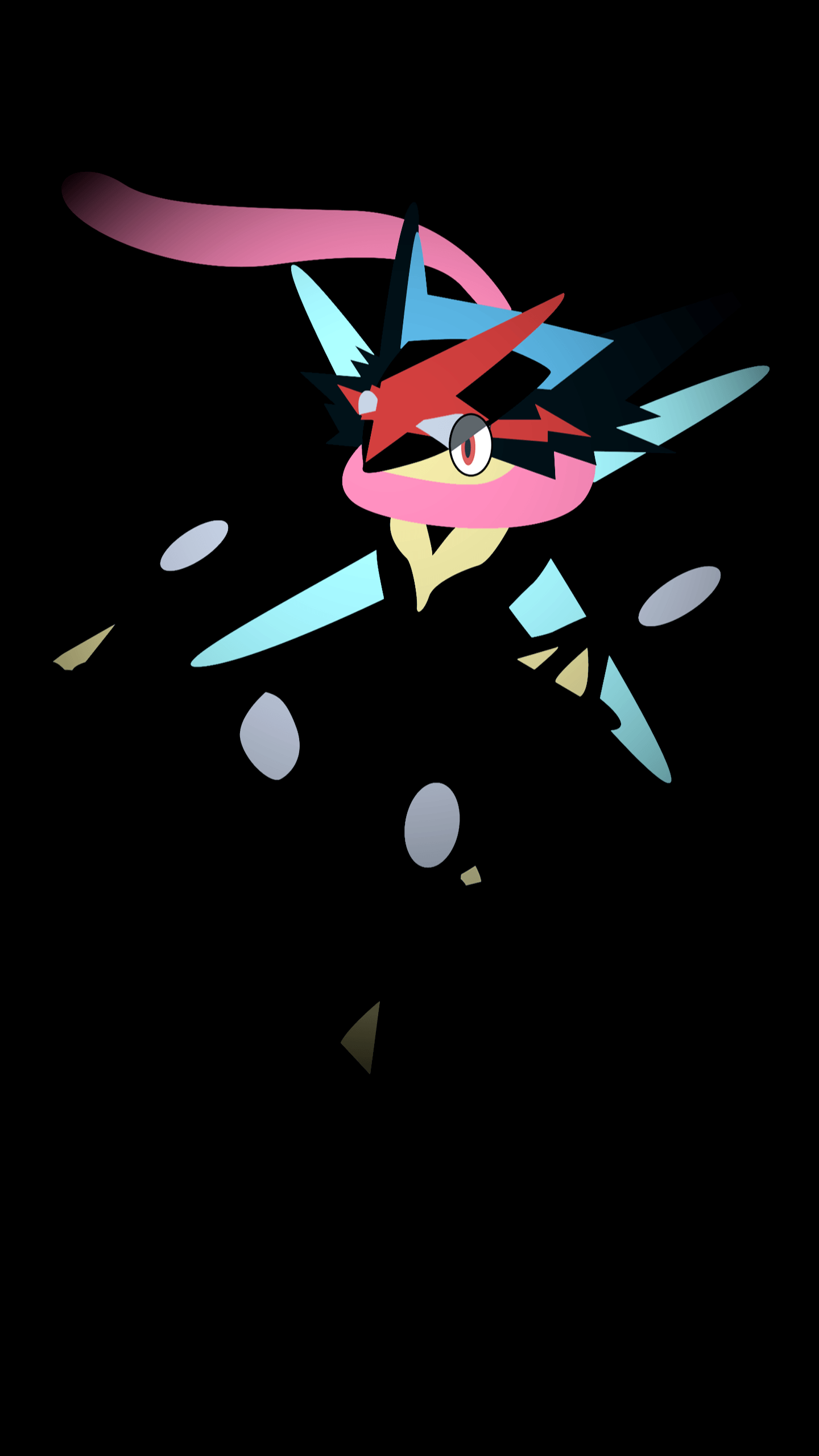 Shiny Ash Greninja! [1440x2560]. Dibujos De Pokemon