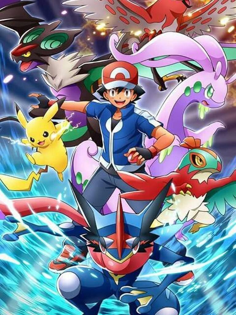 Ash and Greninja Wallpaper for Android
