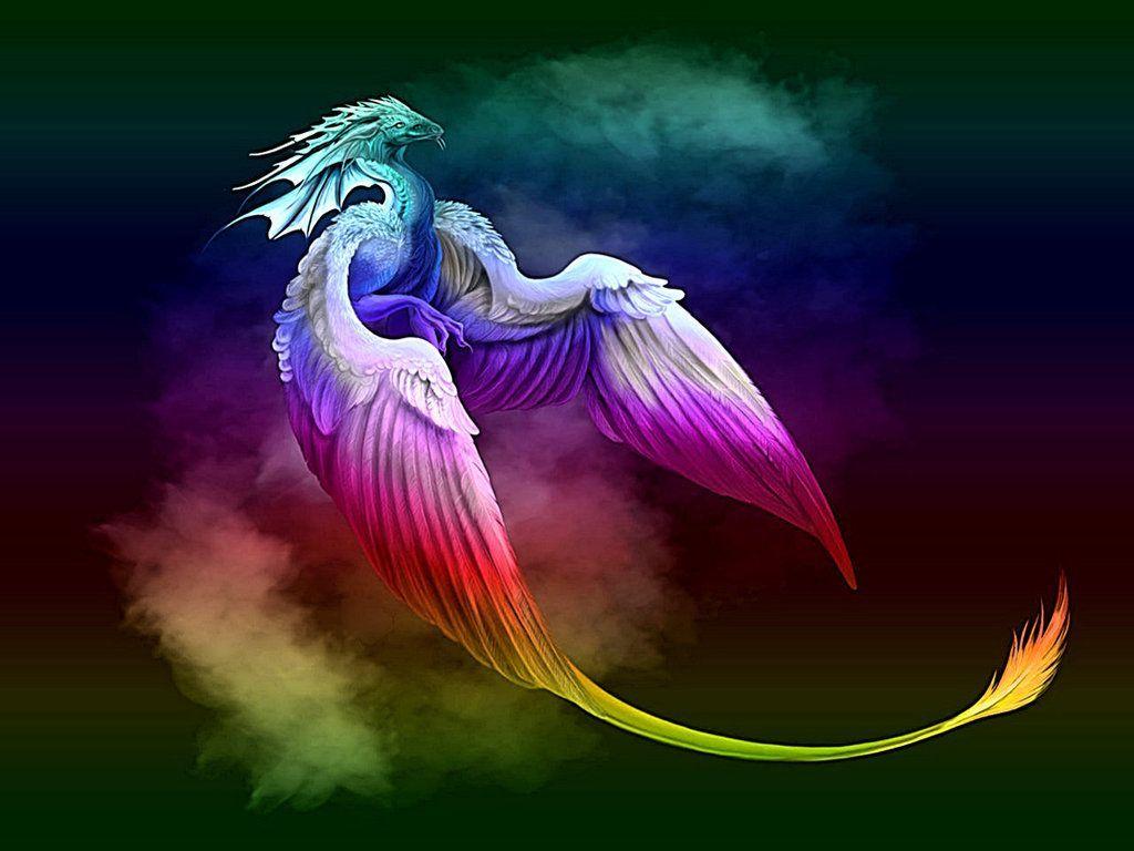 Rainbow Dragon Wallpaper Free Rainbow Dragon