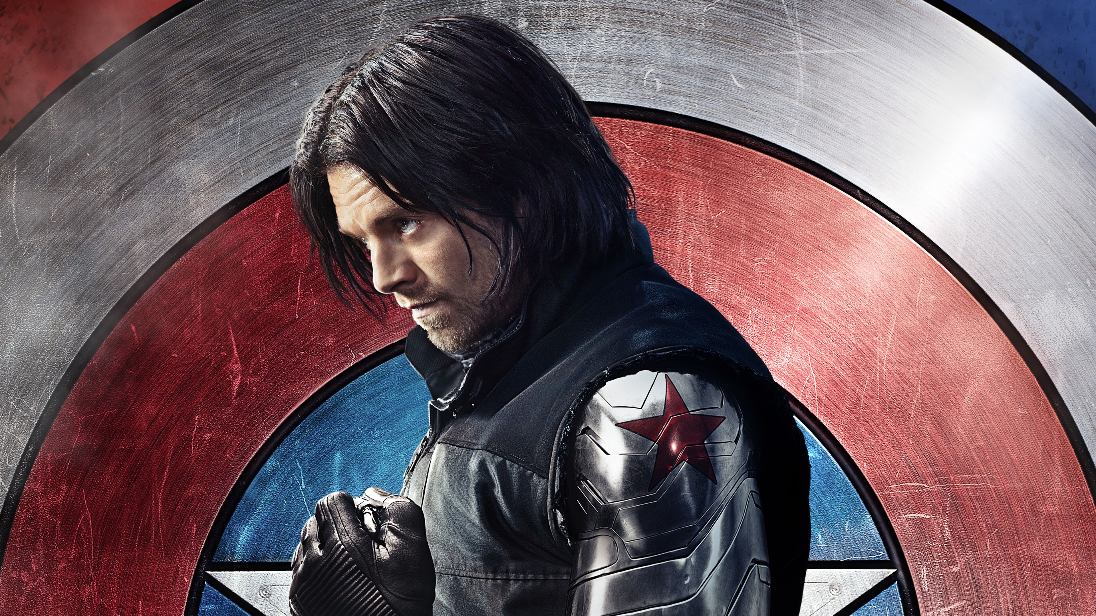 Winter Soldier Bucky Barnes 4k superheroes wallpaper, HD