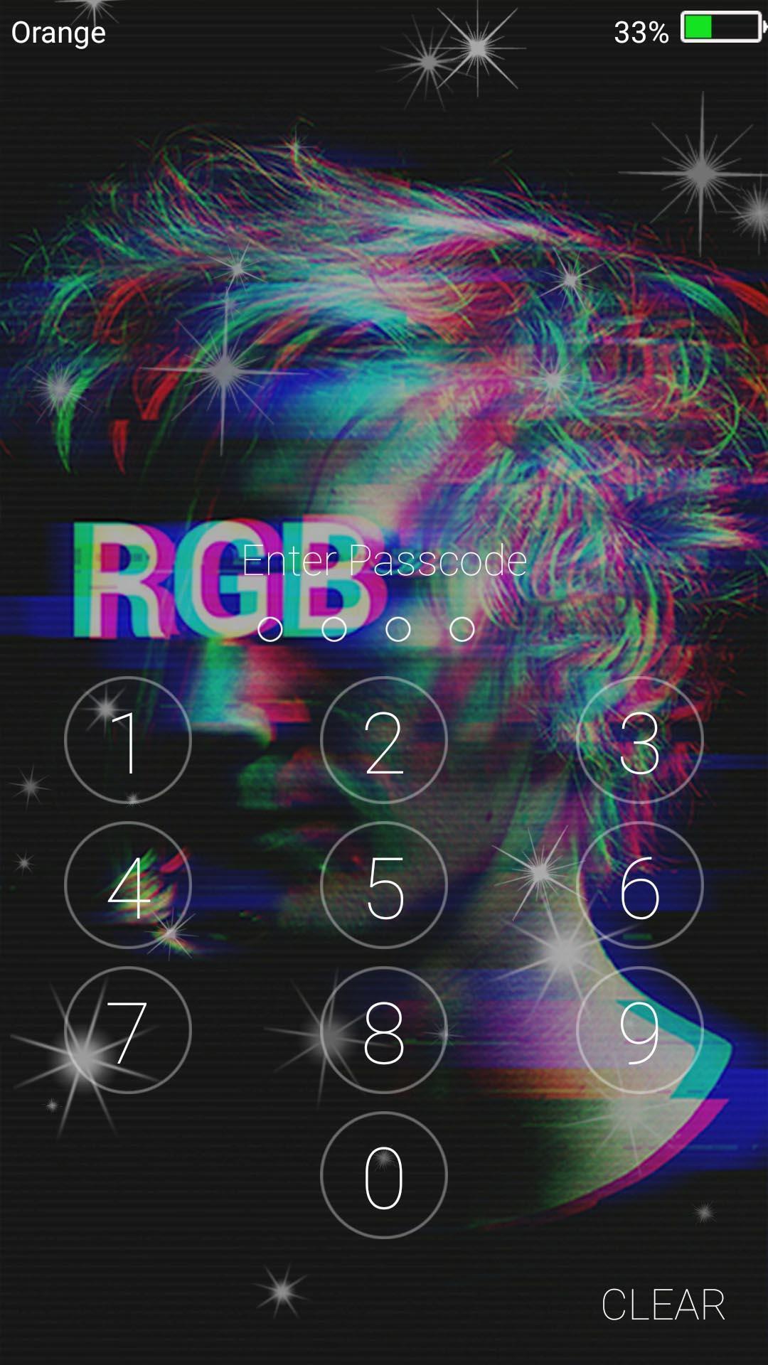 Glitch Live Wallpaper ( Lock Screen ) for Android