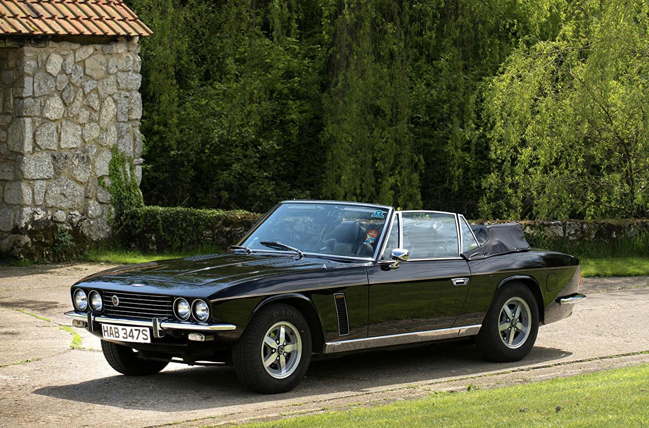 Wallpaper 1974 76 Jensen Interceptor III Convertible Black Retro