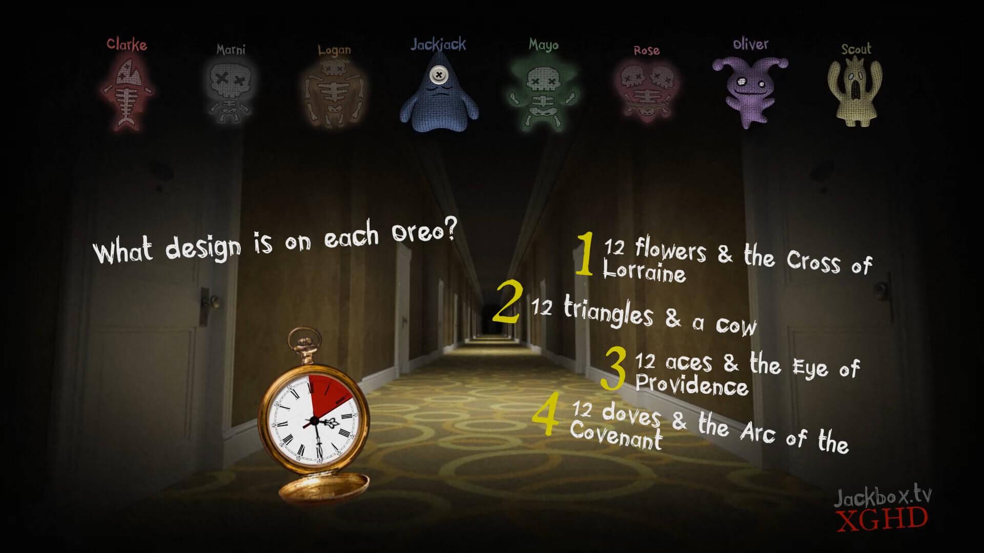 trivia murder party shows up on which jackbox game