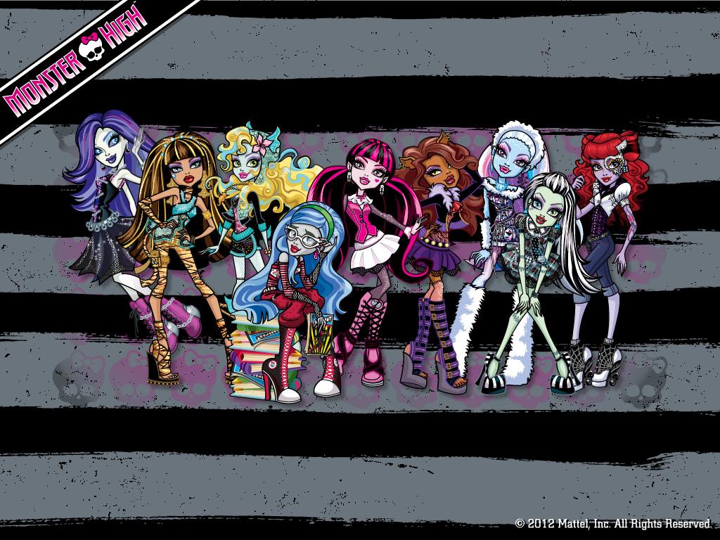 Monster High Ghouls Wallpaper 1024x768 High