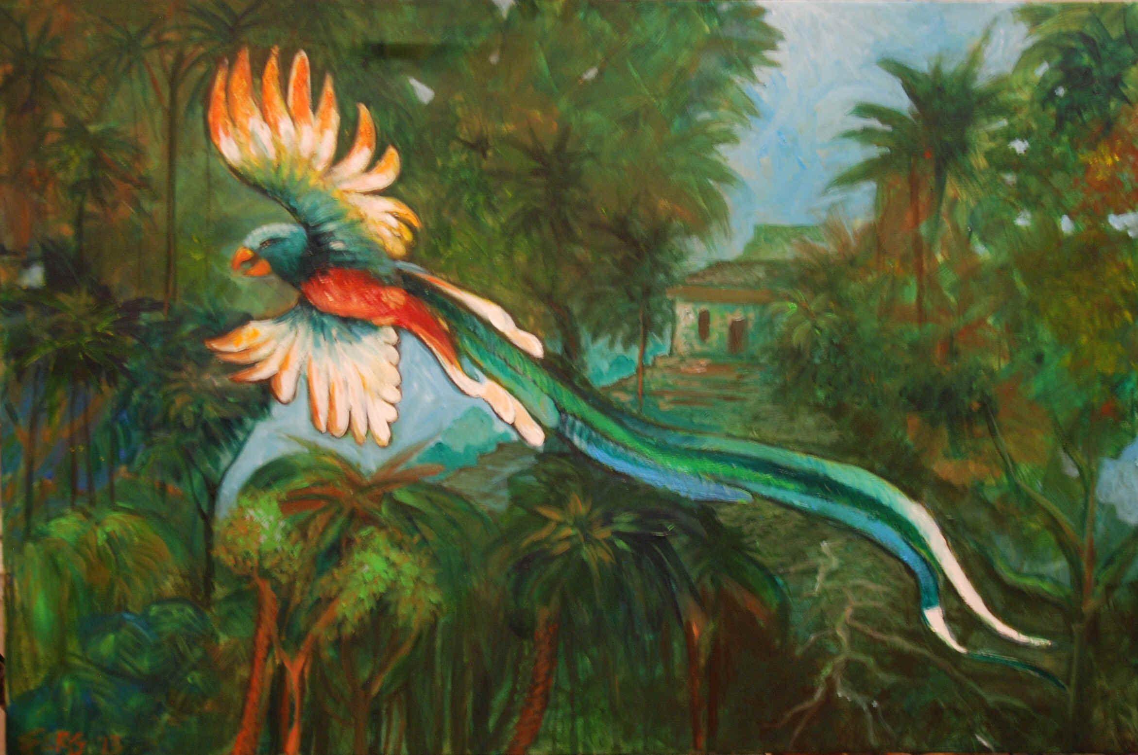 Quetzal Drawing Widescreen 2 HD Wallpaper. Tattoo. Bird