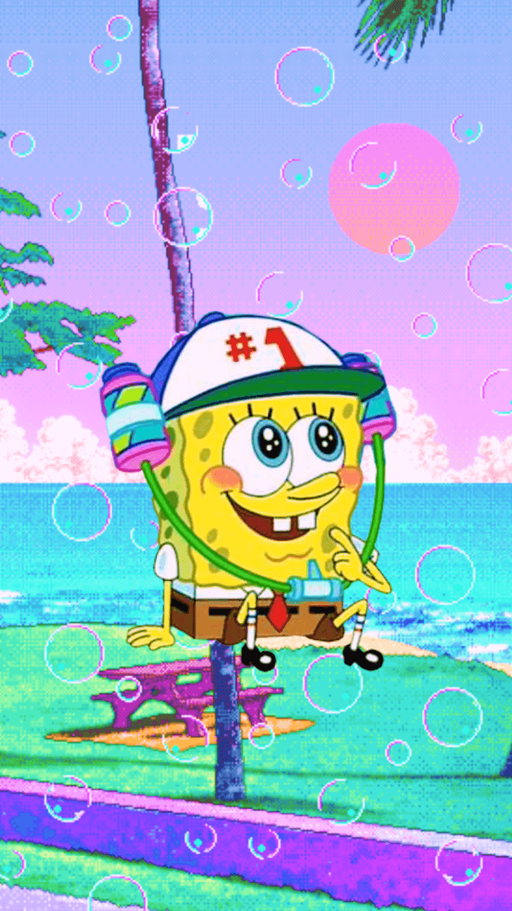 Featured image of post Aesthetic Spongebob Wallpaper Collage / Aesthetic, anime art, pink, kawaii, kiss, love, one person.