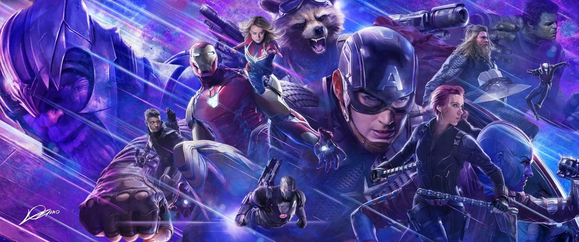 Amazing Avengers Endgame Poster by Alexander Lozano Wallpaper and Free
