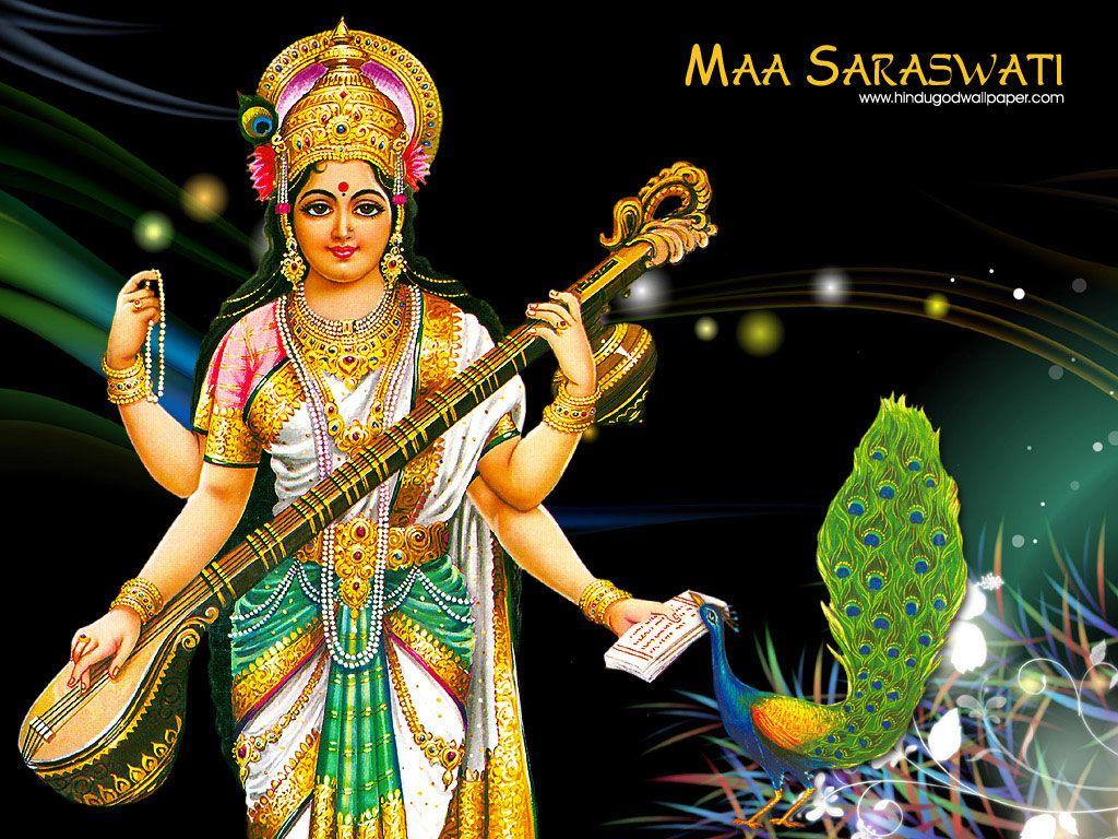 Maa Saraswati Wallpaper