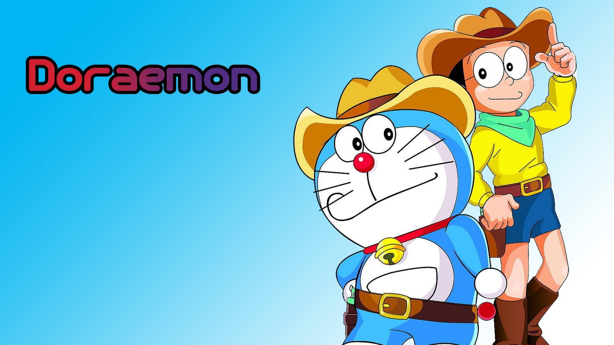 Download 2048x1152 Doraemon And Nobita wallpaper