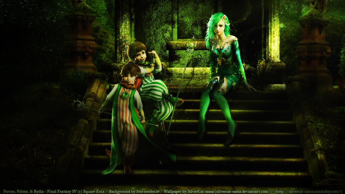 Final Fantasy IV Wallpaper: The Green Mages