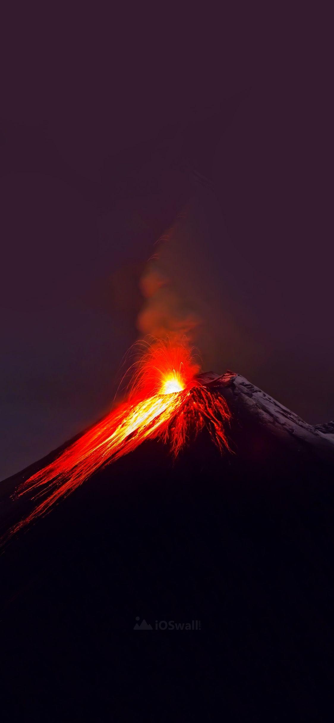 Best volcano wallpaper for iPhone x