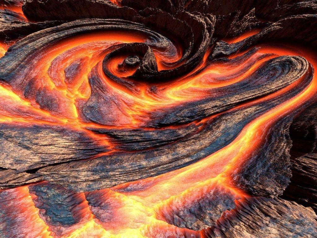 Aesthetic Lava HD Desktop Wallpaper. Natural disasters