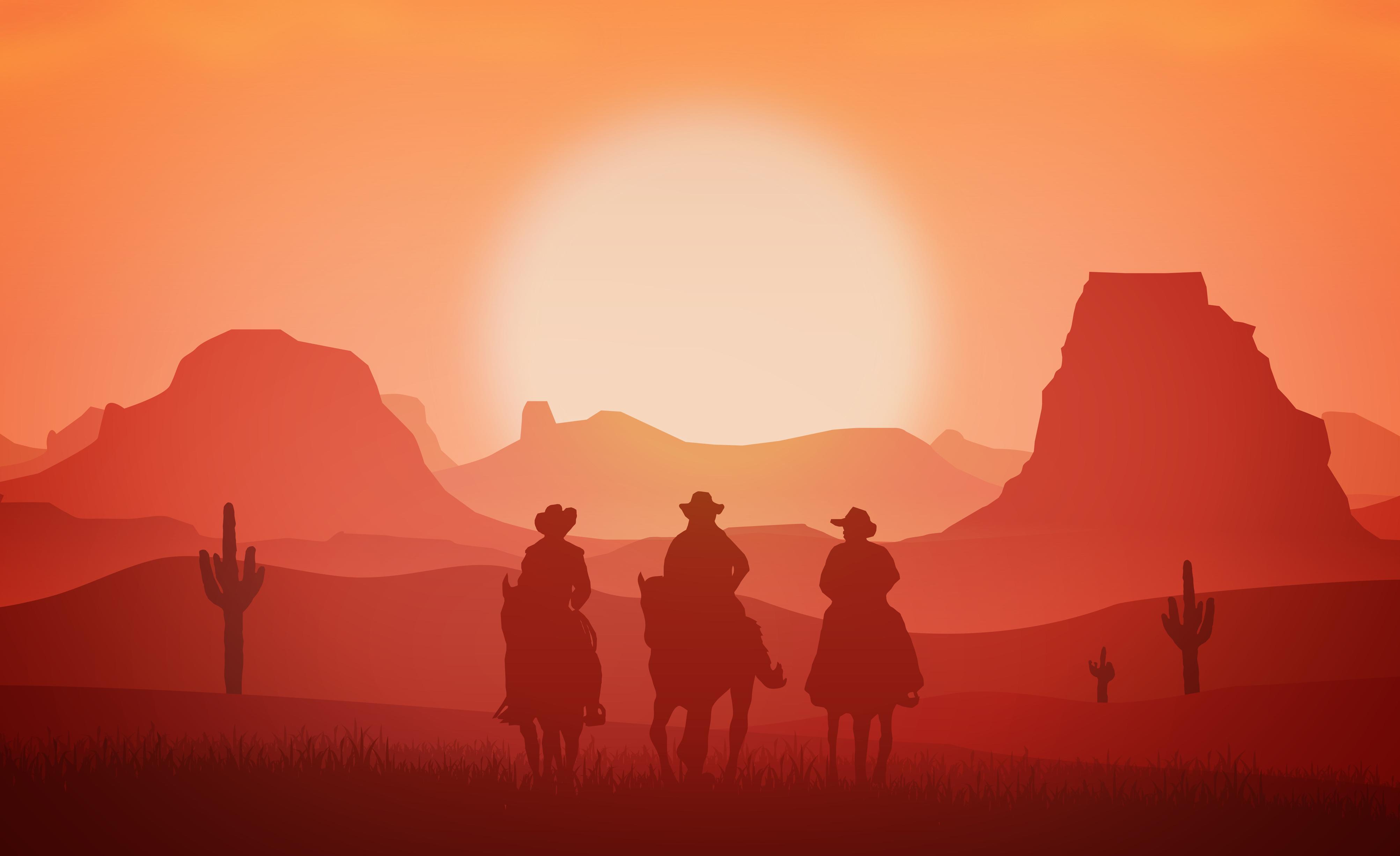 Found this minimal wallpaper while searching for RDR2