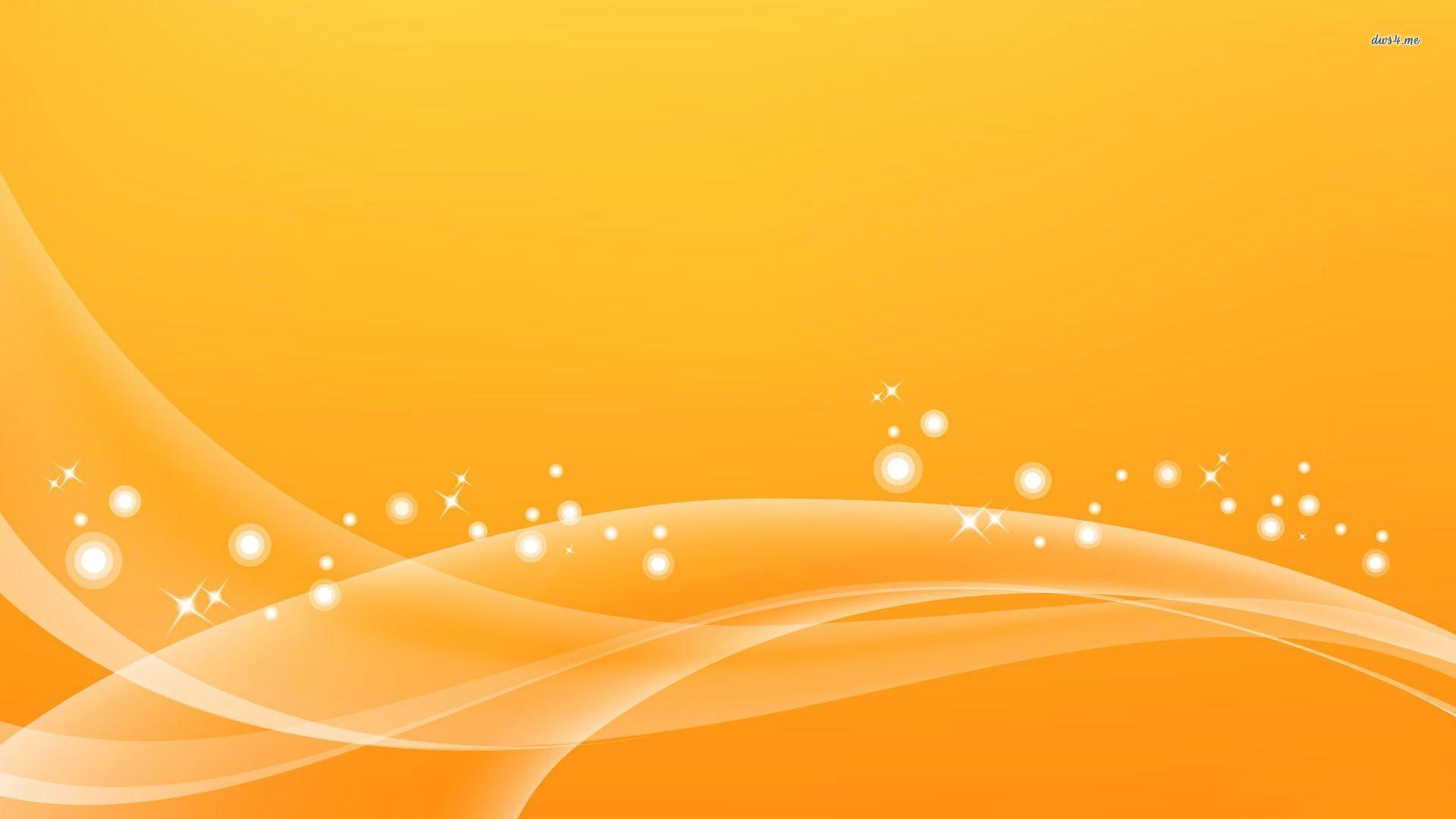 Transparent curves on orange background wallpaper