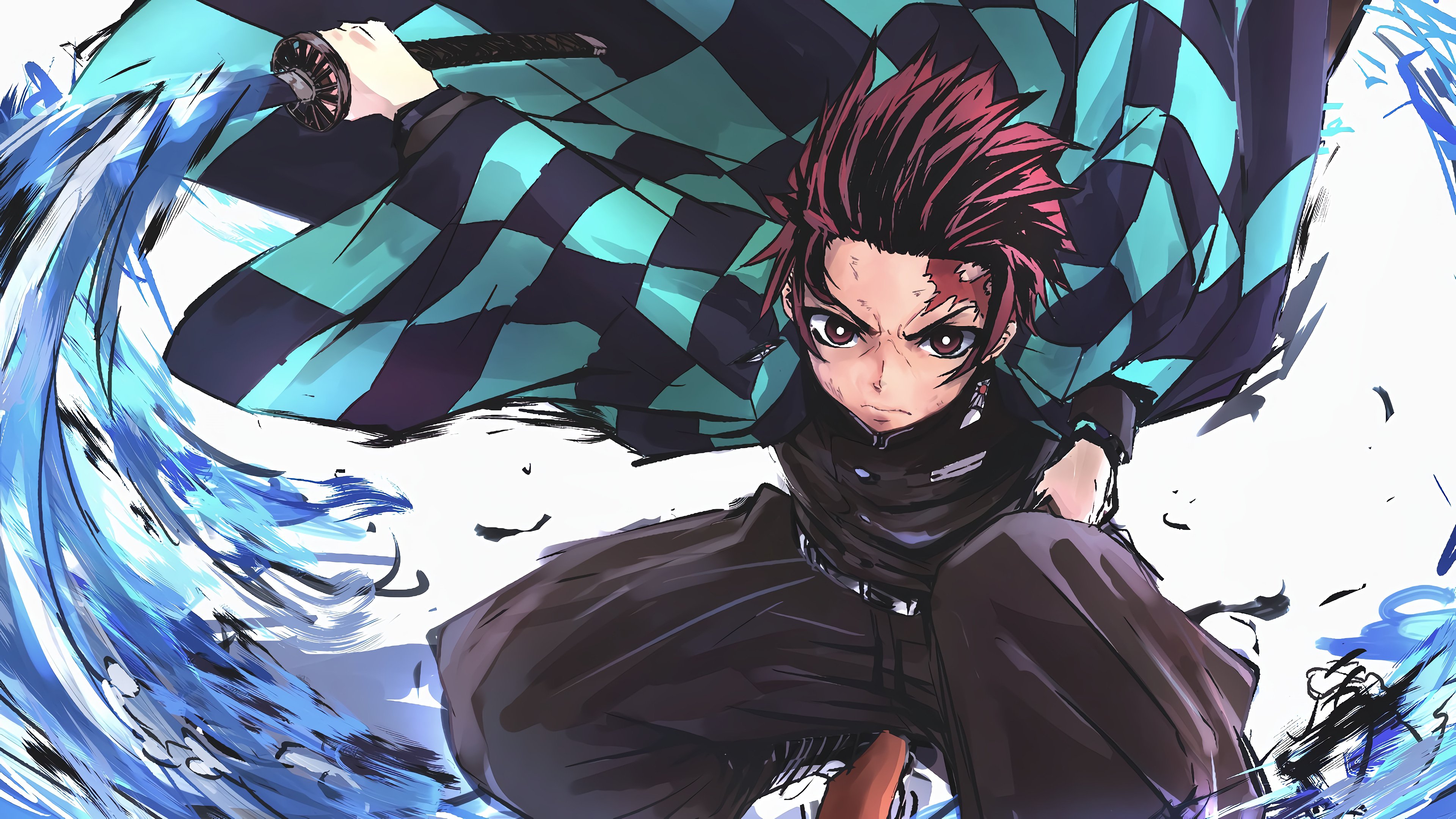 Tanjiro Kamado from Kimetsu no Yaiba Anime Wallpaper 4k