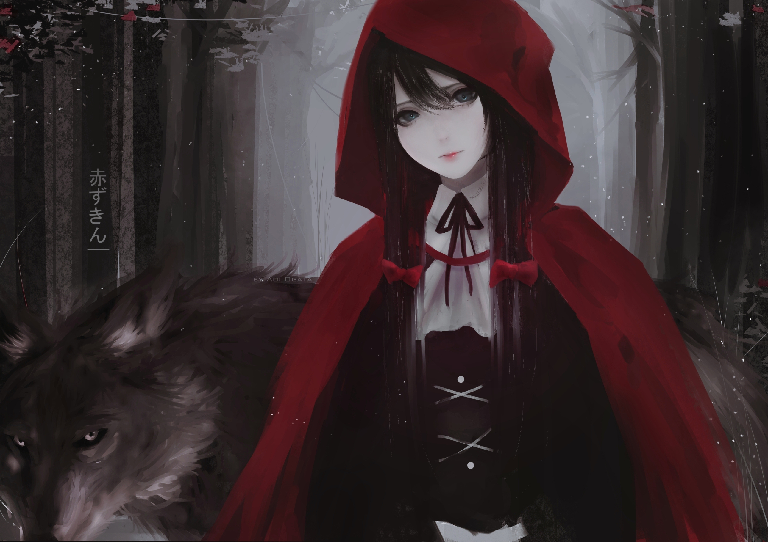 Red Riding Hood HD Wallpaper and Background Image