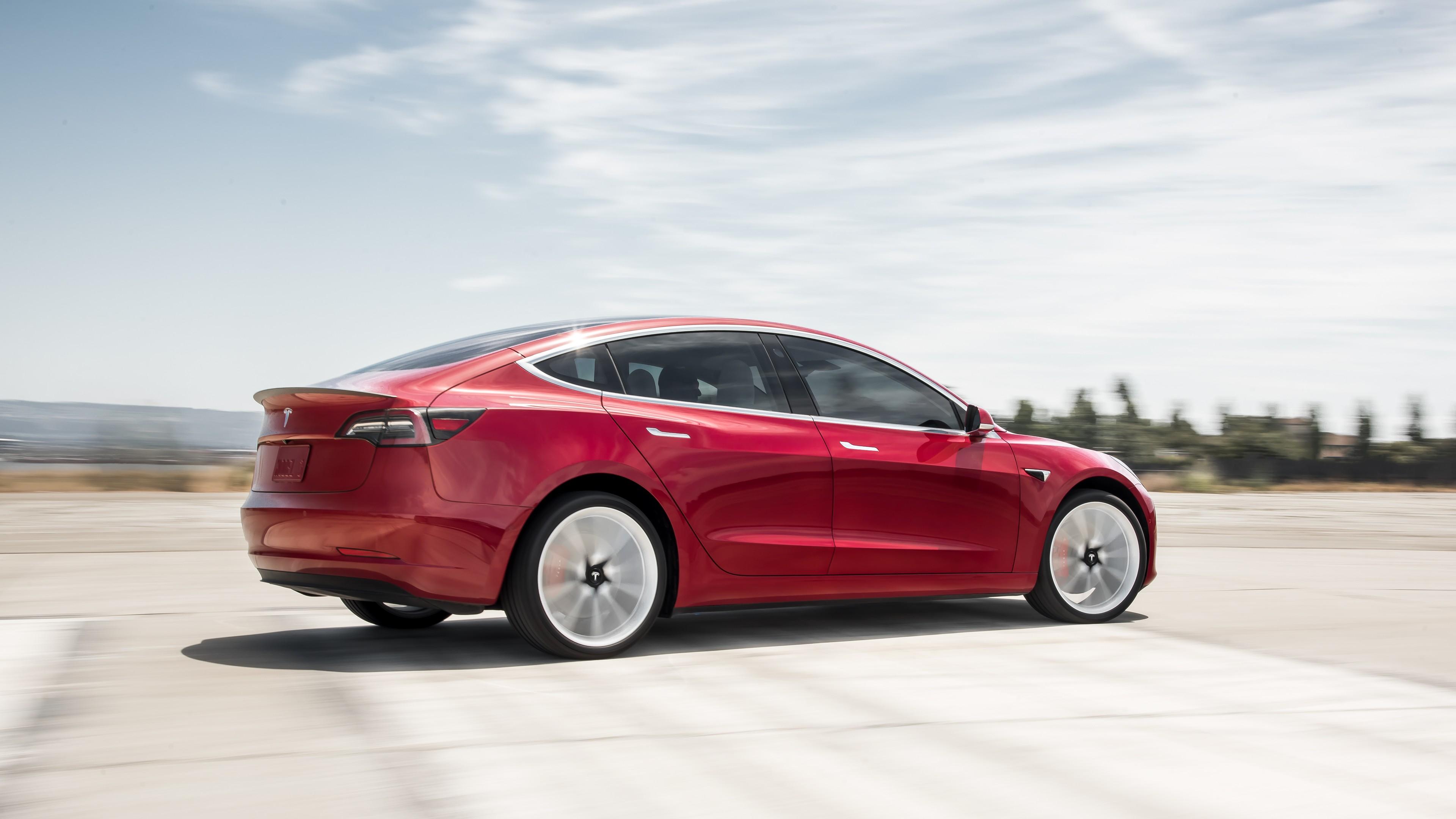Wallpaper Tesla Model 3 Performance, 2019 Cars, electric
