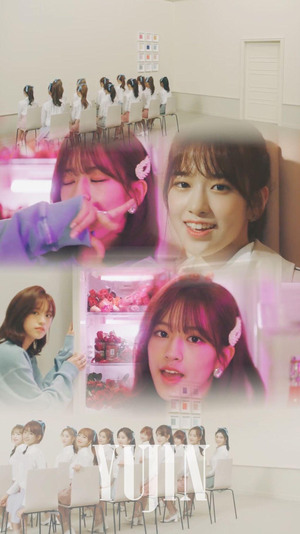 YUJIN yujin izone kpop kpopedits lavieenrose wallpaper